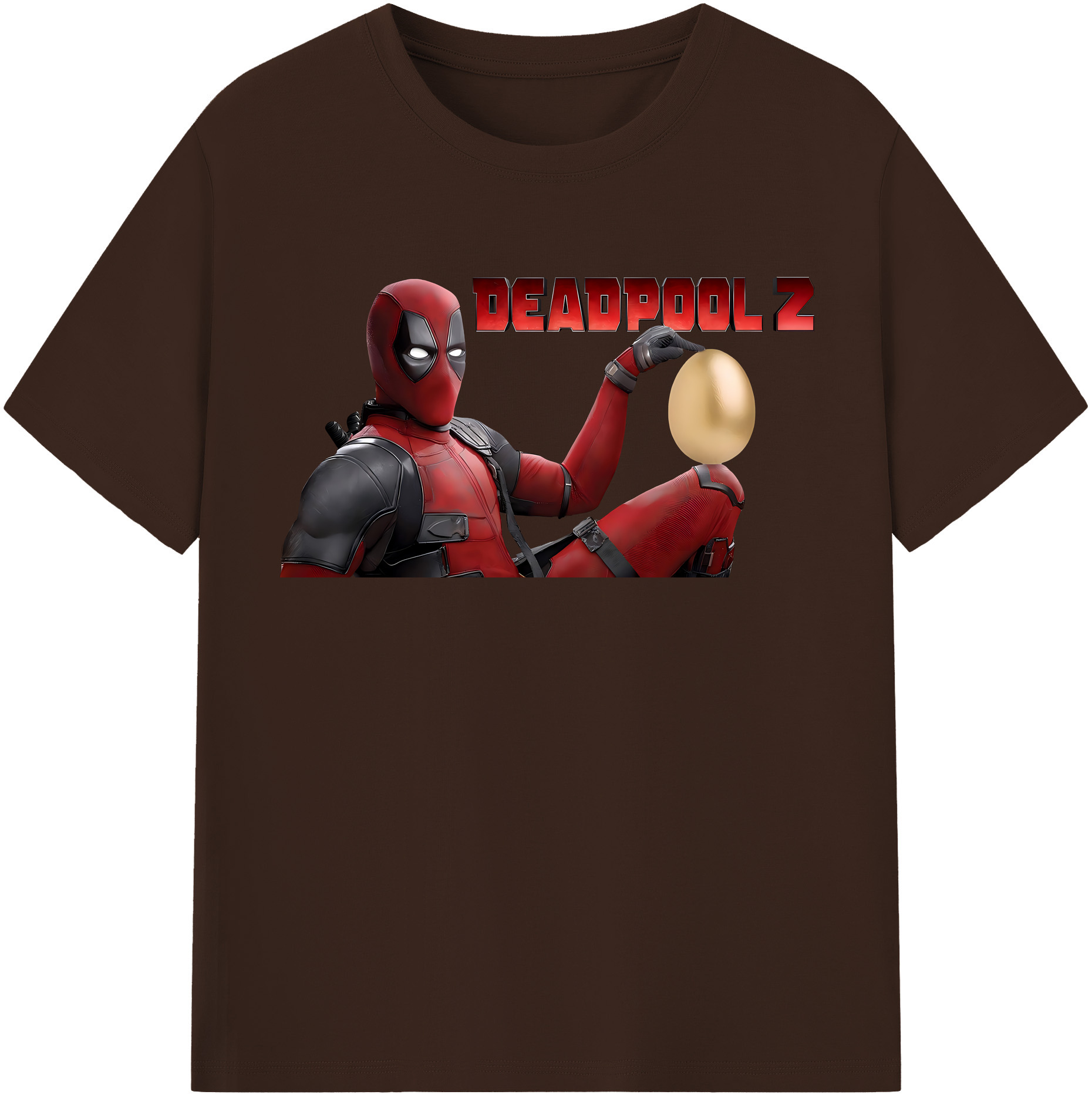 （画像用） Deadpool デッドプール 綿100％半袖Tシャツ（フロントプリント）