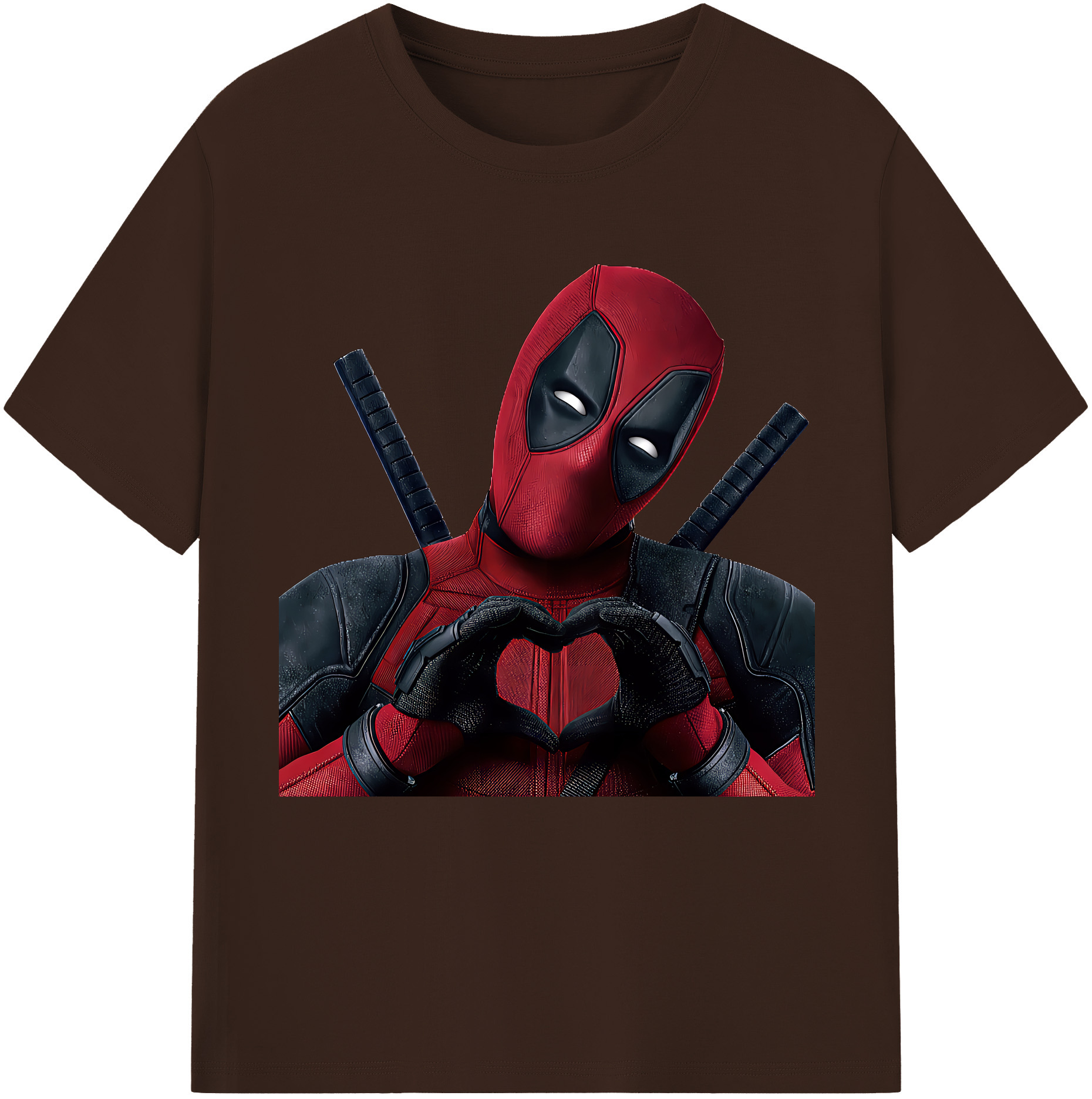 （画像用） Deadpool デッドプール 綿100％半袖Tシャツ（フロントプリント）