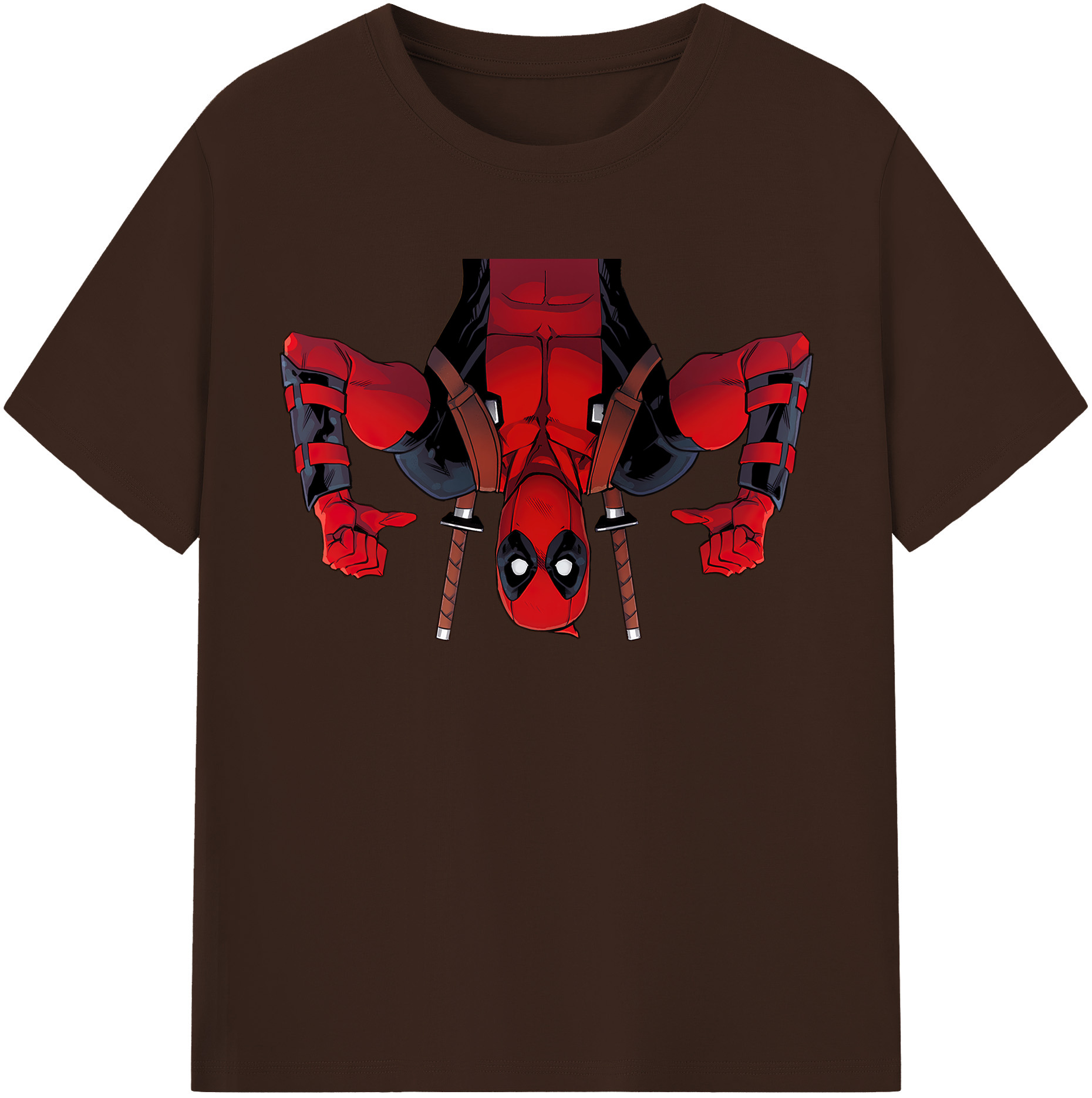 （画像用） Deadpool デッドプール 綿100％半袖Tシャツ（フロントプリント）