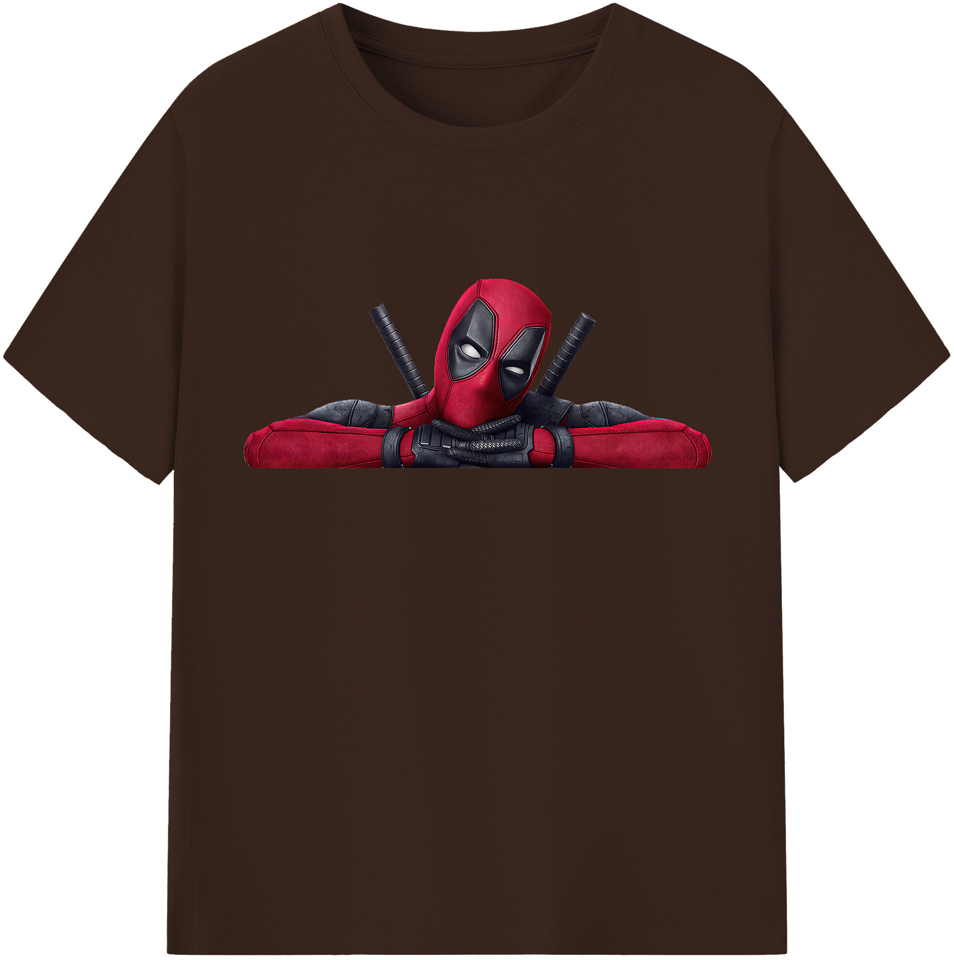 （画像用） Deadpool デッドプール 綿100％半袖Tシャツ（フロントプリント）