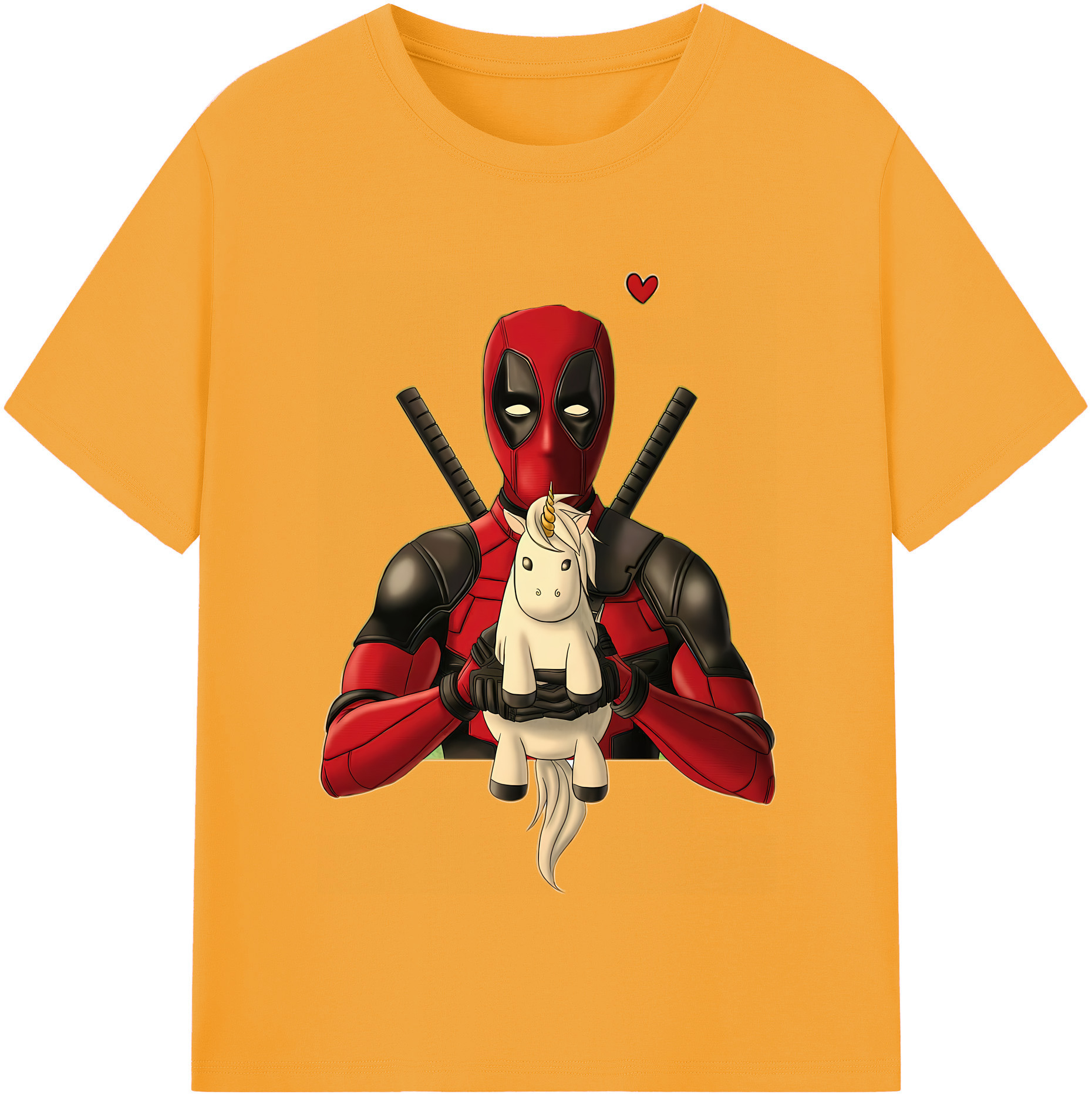 （画像用） Deadpool デッドプール 綿100％半袖Tシャツ（フロントプリント）