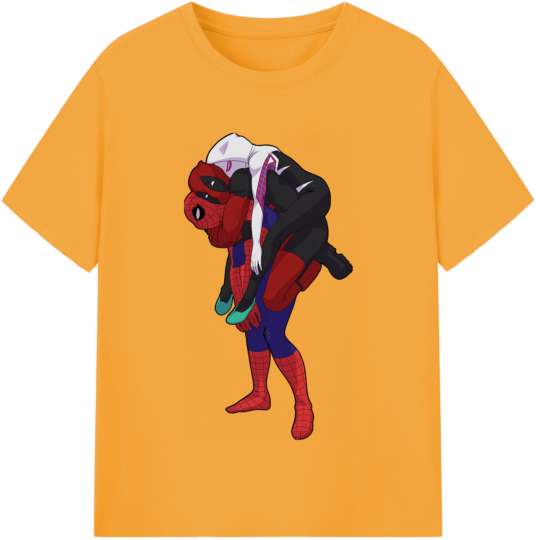 （画像用） Deadpool デッドプール 綿100％半袖Tシャツ（フロントプリント）
