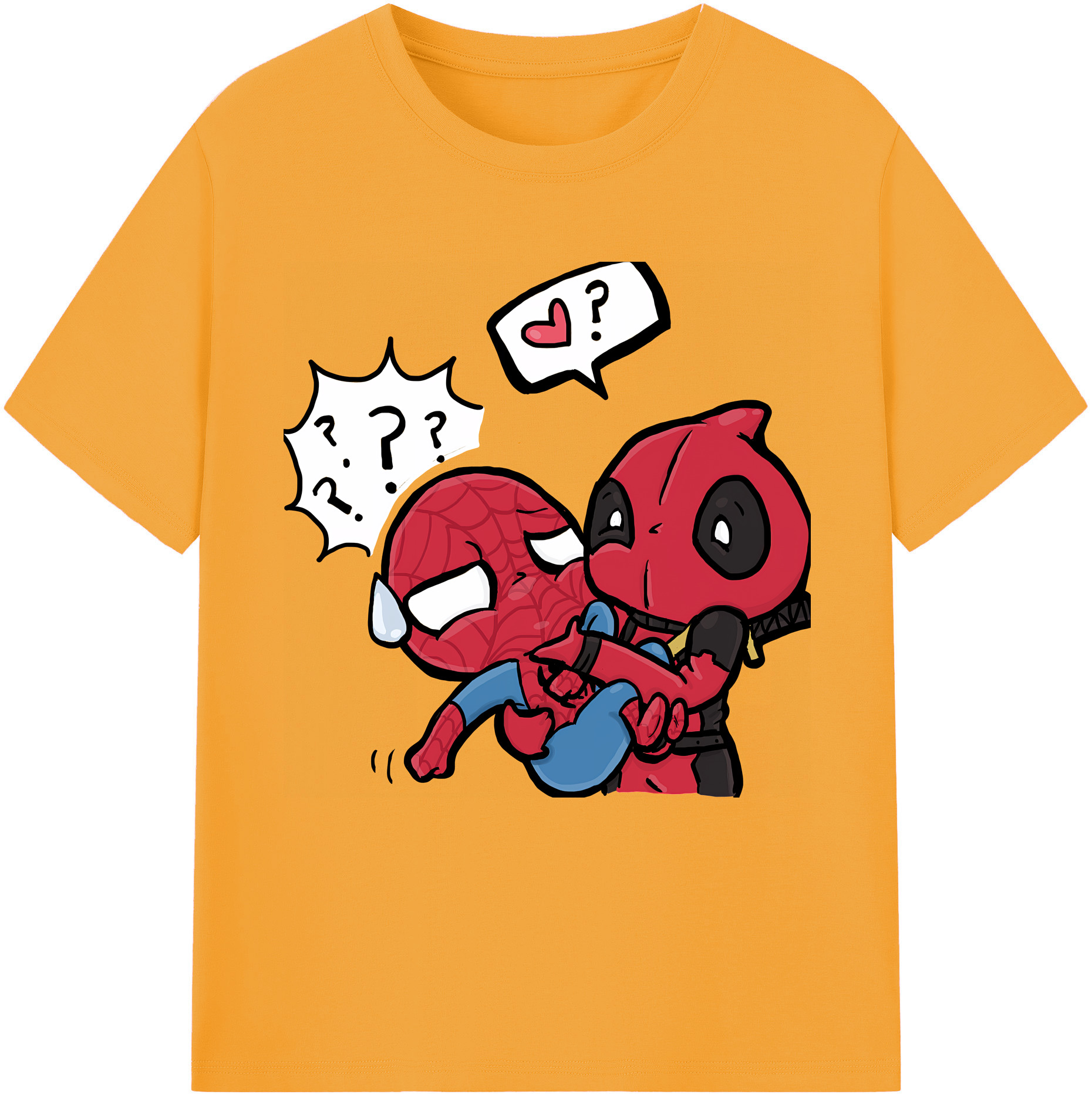（画像用） Deadpool デッドプール 綿100％半袖Tシャツ（フロントプリント）