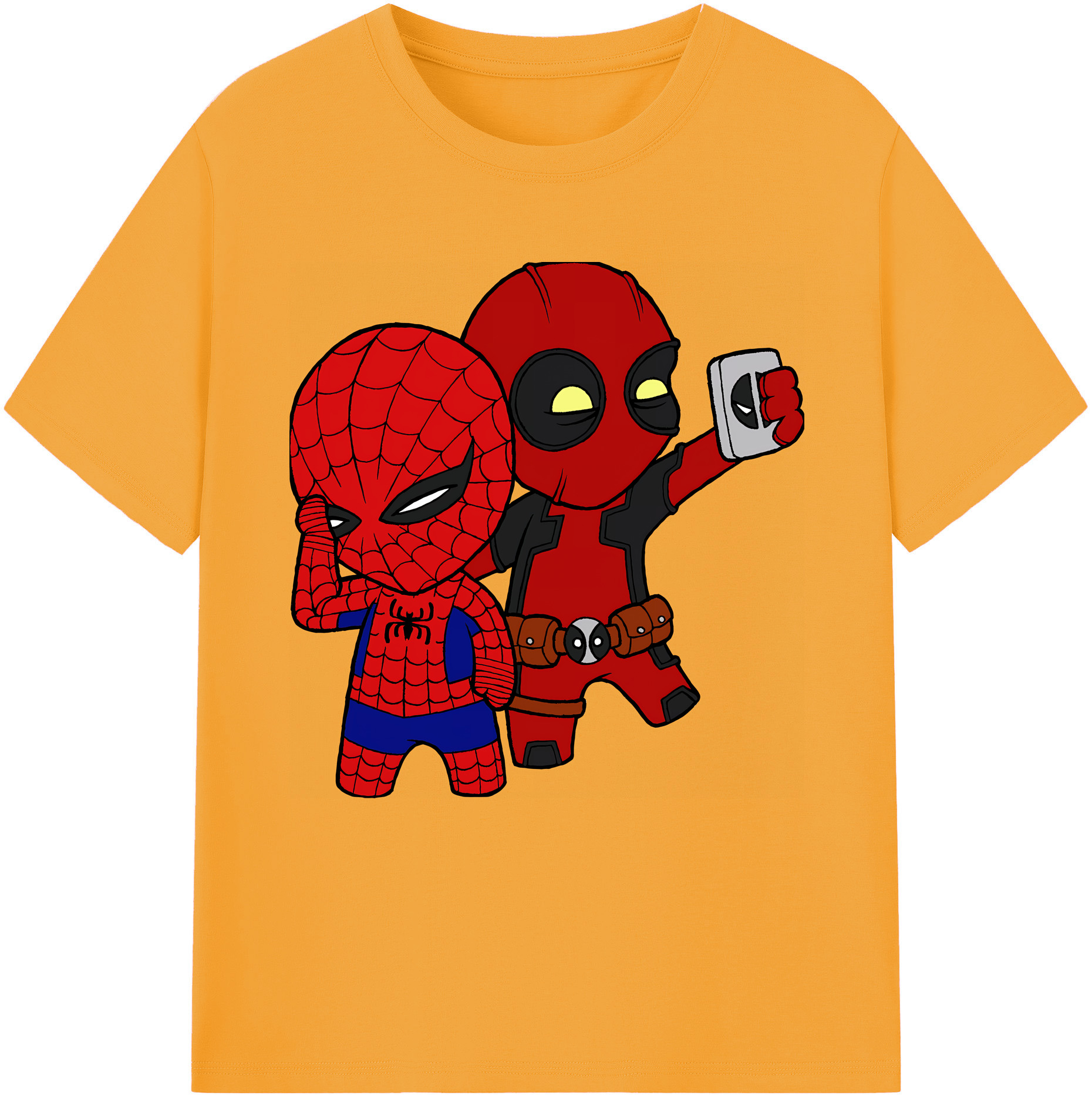 （画像用） Deadpool デッドプール 綿100％半袖Tシャツ（フロントプリント）