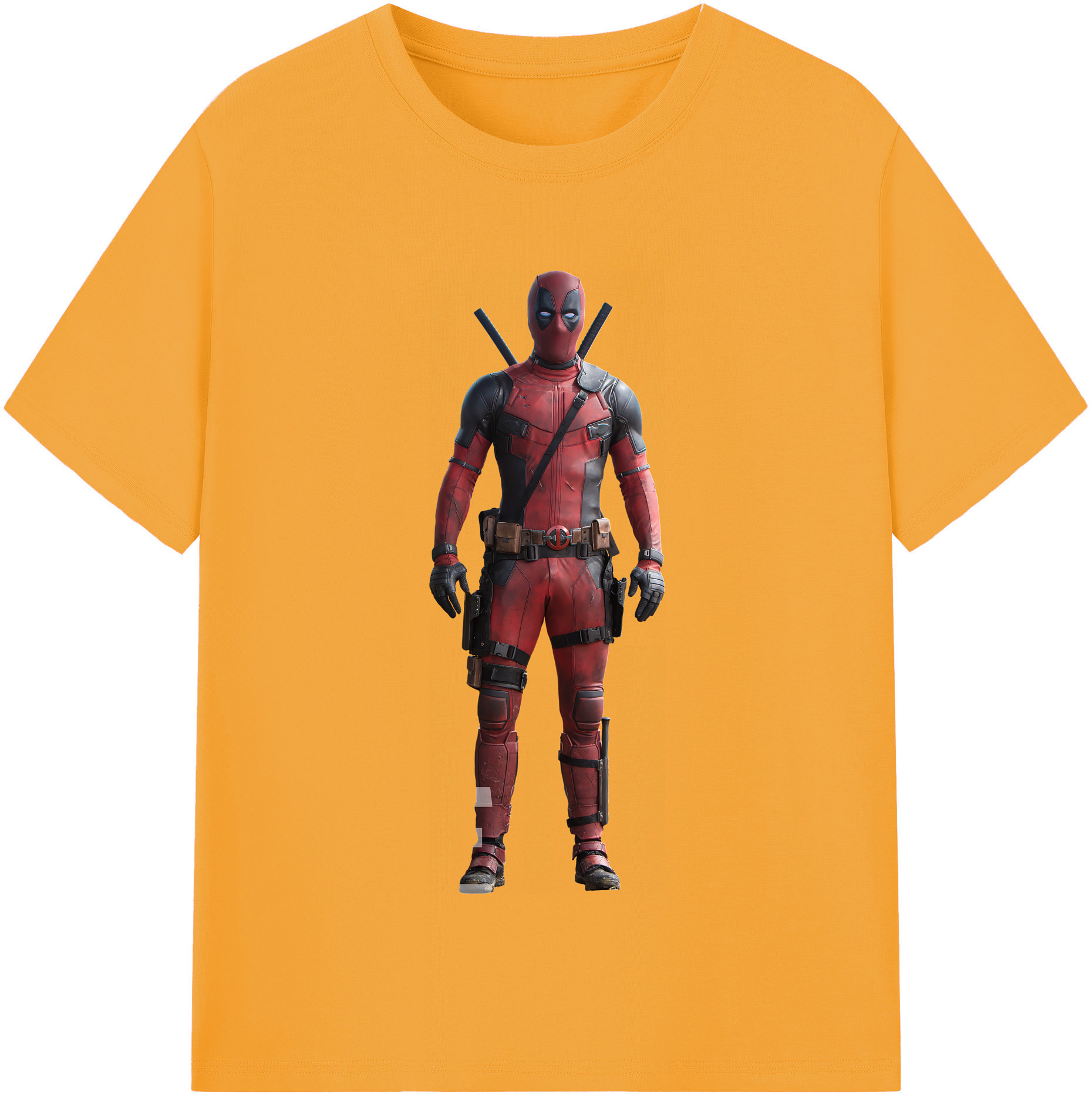 （画像用） Deadpool デッドプール 綿100％半袖Tシャツ（フロントプリント）
