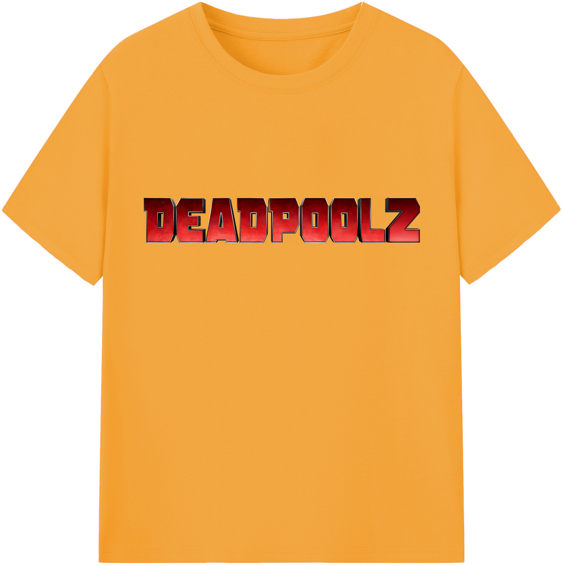 （画像用） Deadpool デッドプール 綿100％半袖Tシャツ（フロントプリント）
