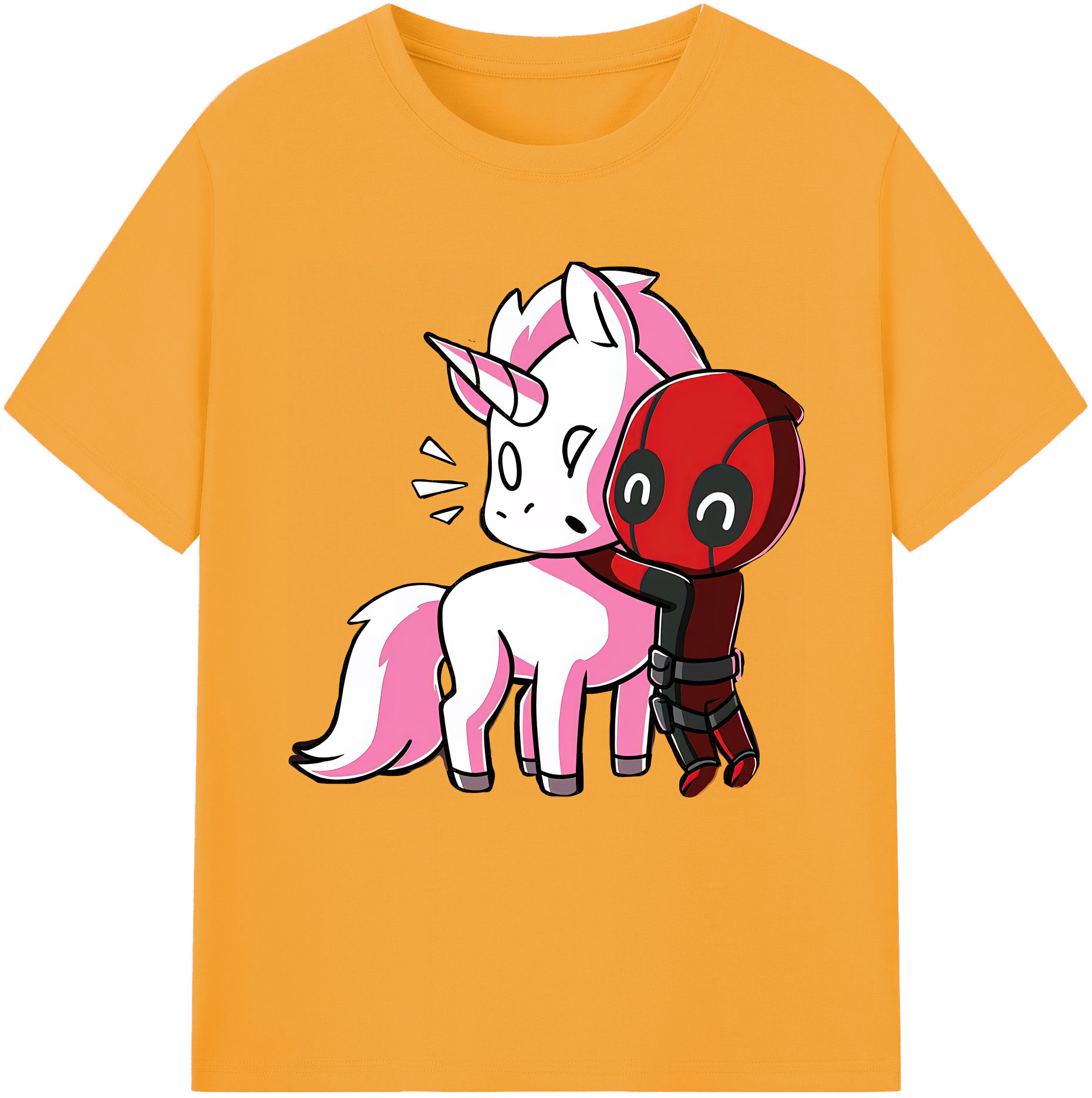 （画像用） Deadpool デッドプール 綿100％半袖Tシャツ（フロントプリント）