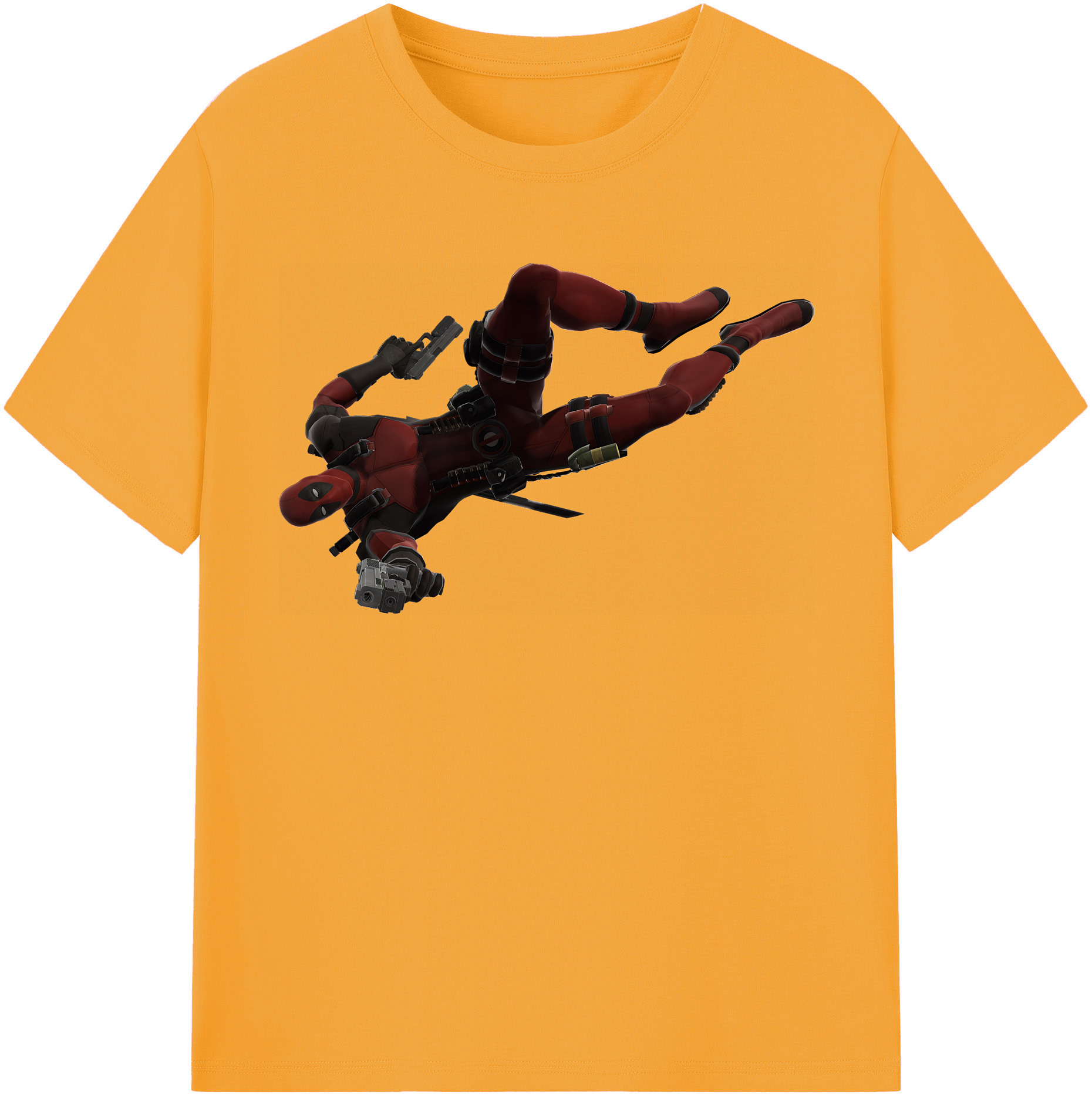 （画像用） Deadpool デッドプール 綿100％半袖Tシャツ（フロントプリント）