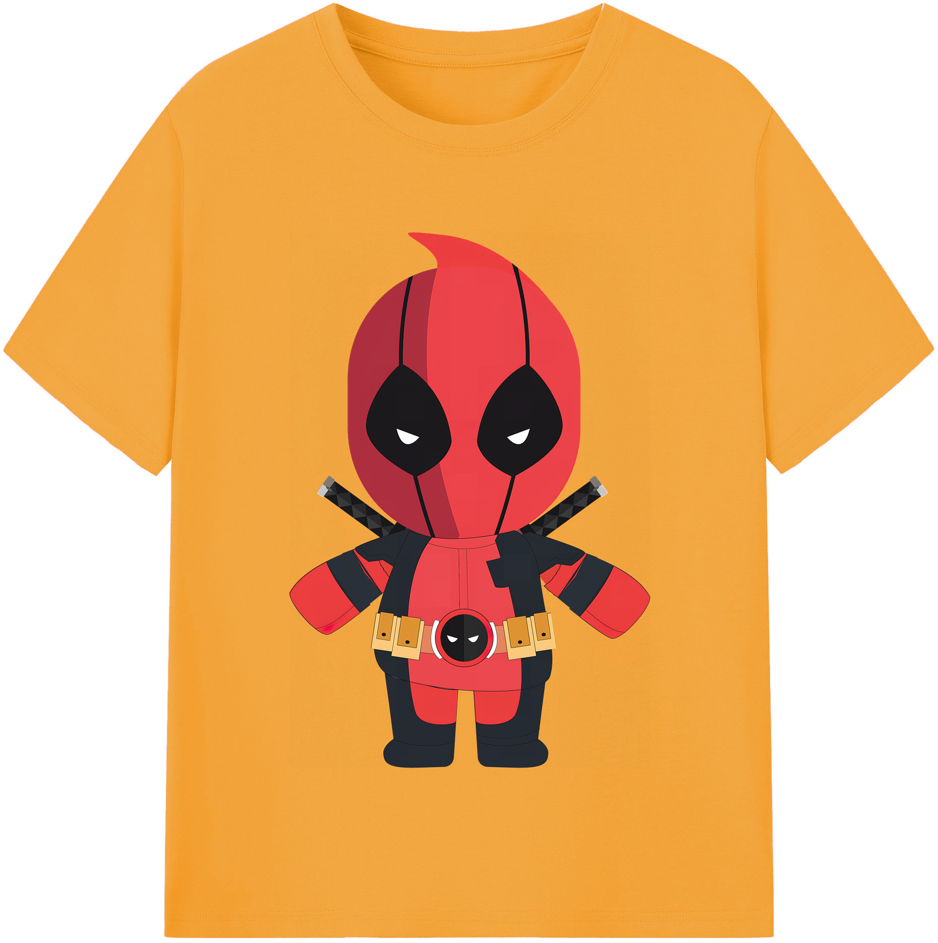 （画像用） Deadpool デッドプール 綿100％半袖Tシャツ（フロントプリント）