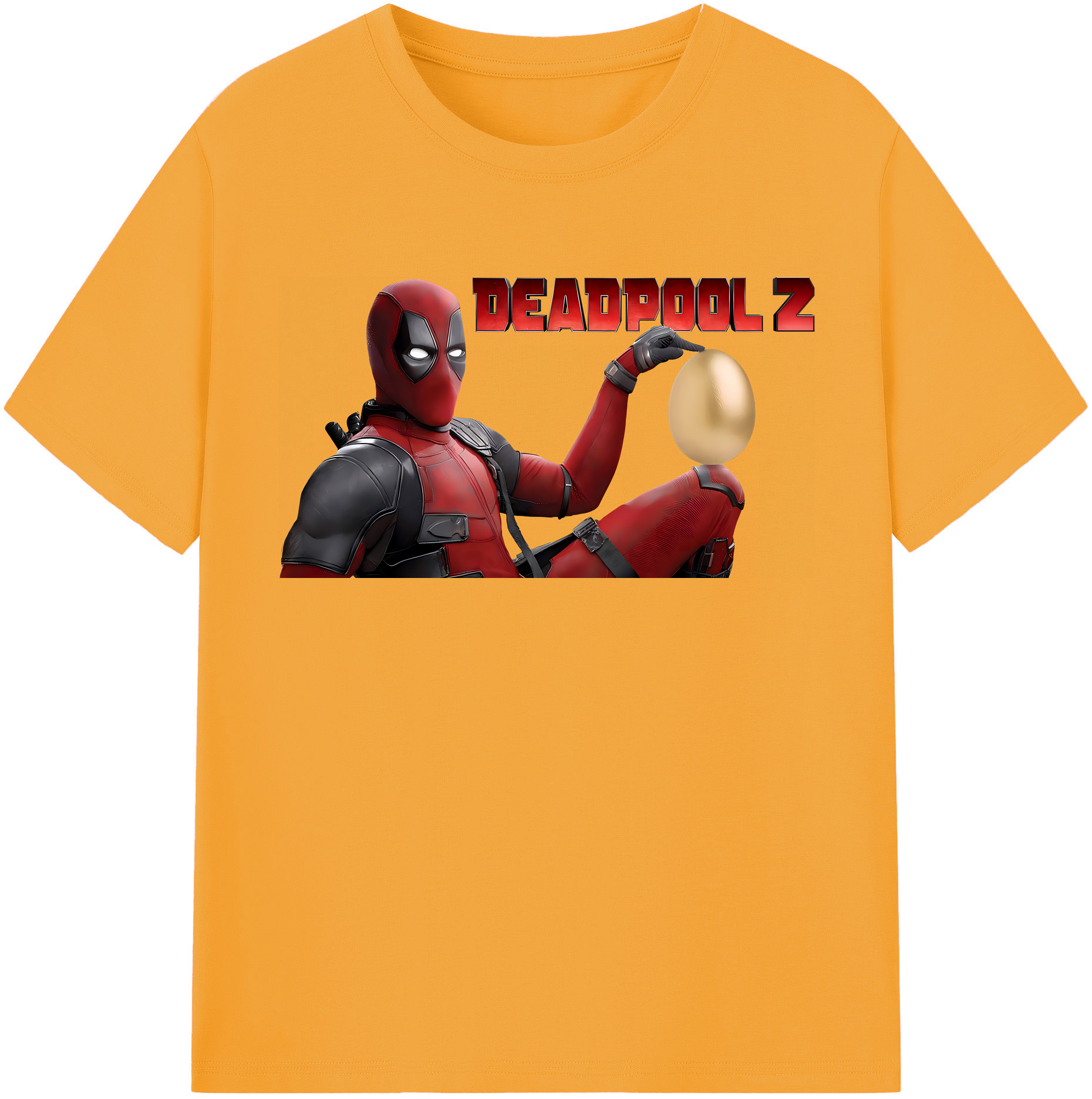 （画像用） Deadpool デッドプール 綿100％半袖Tシャツ（フロントプリント）
