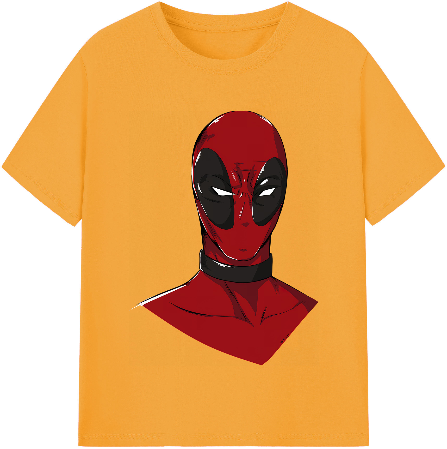 （画像用） Deadpool デッドプール 綿100％半袖Tシャツ（フロントプリント）