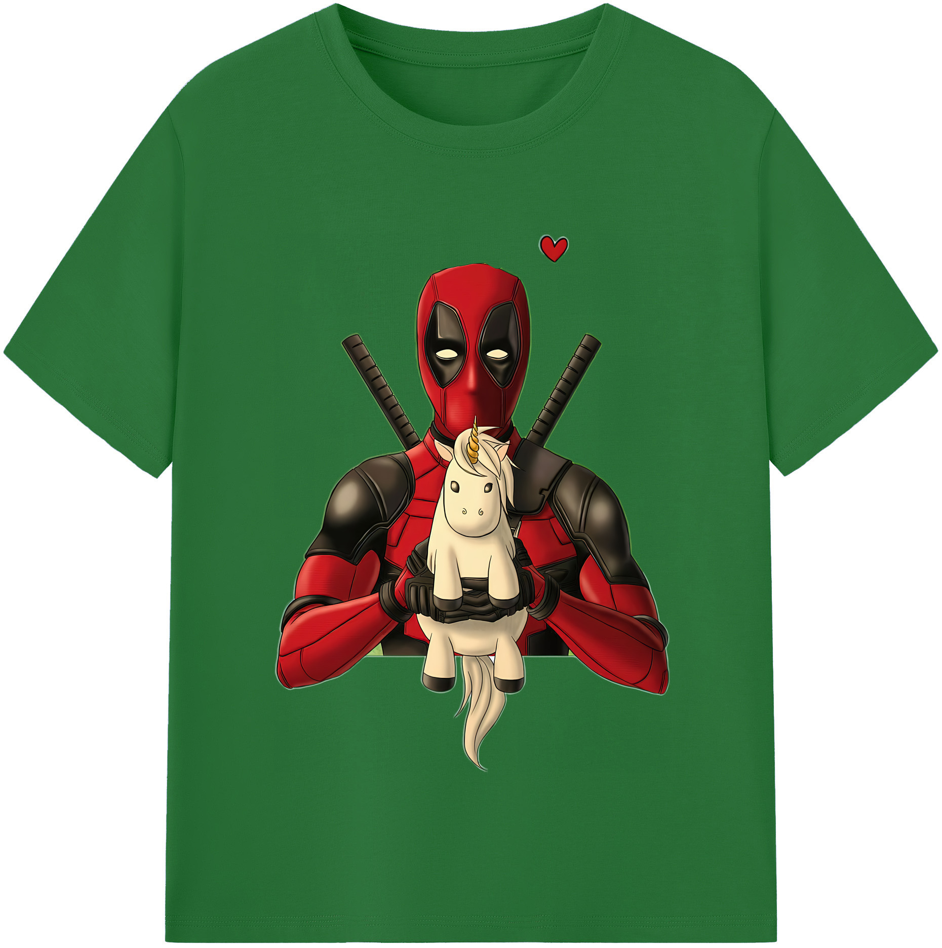 （画像用） Deadpool デッドプール 綿100％半袖Tシャツ（フロントプリント）