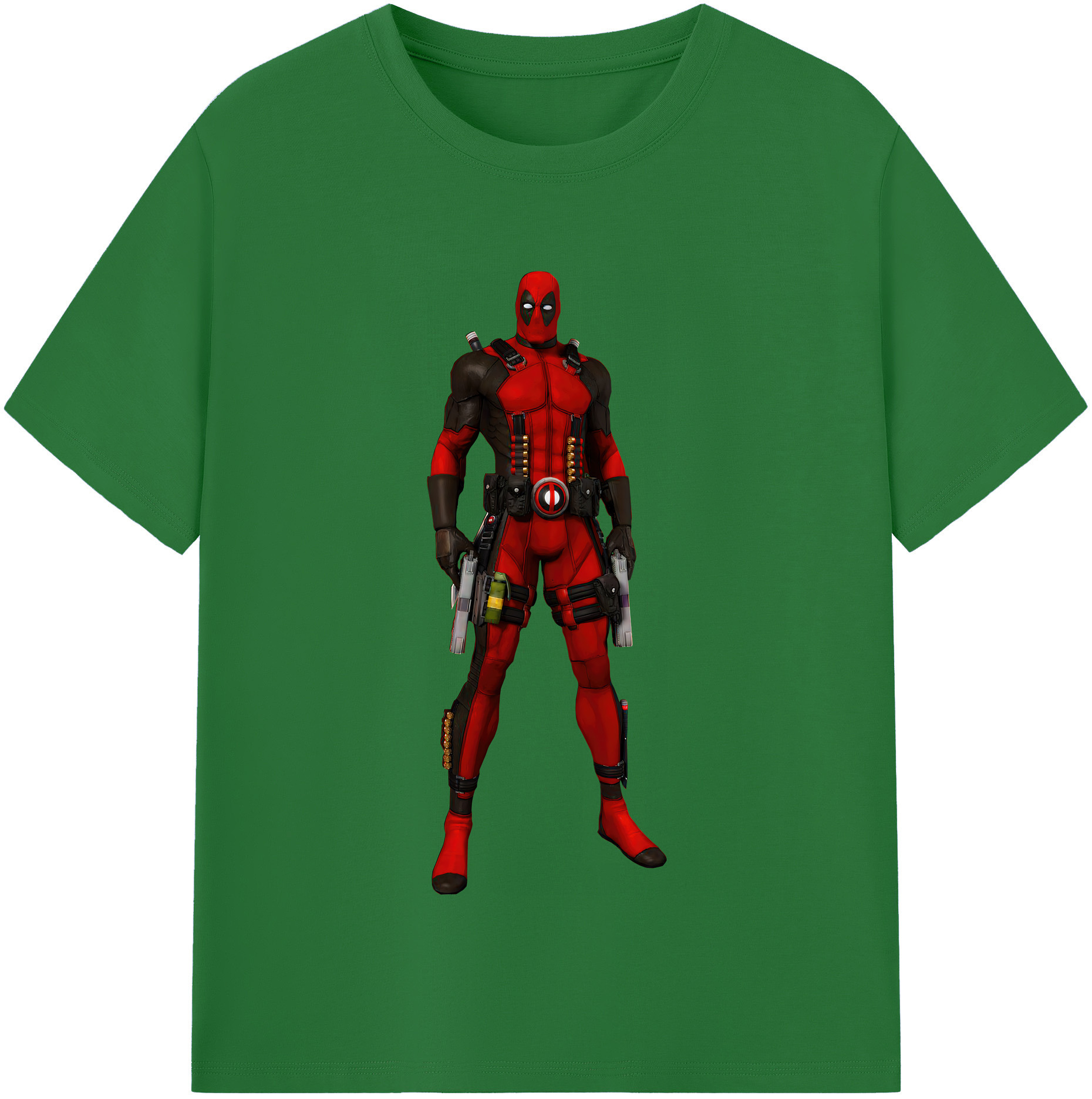 （画像用） Deadpool デッドプール 綿100％半袖Tシャツ（フロントプリント）