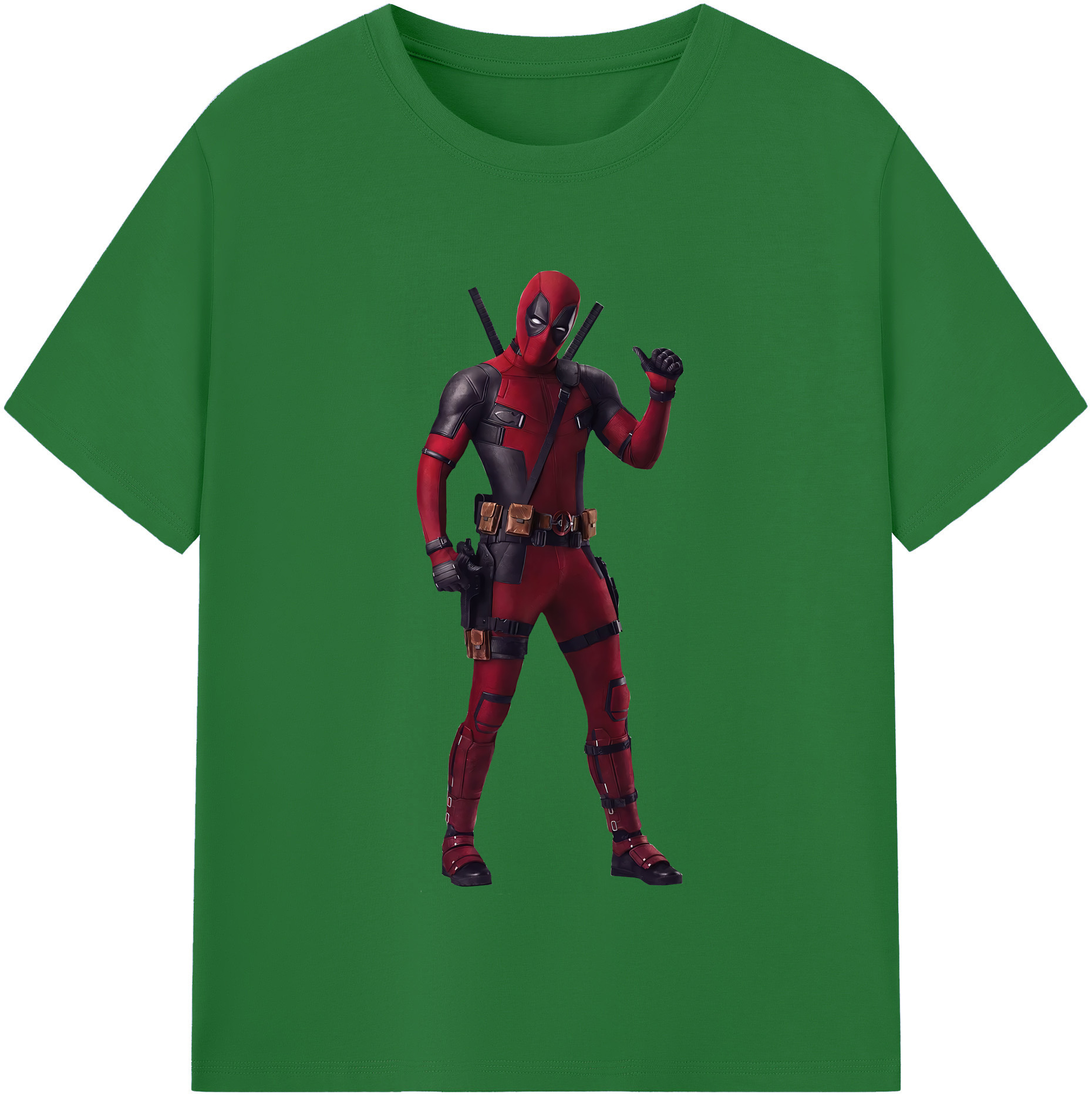 （画像用） Deadpool デッドプール 綿100％半袖Tシャツ（フロントプリント）