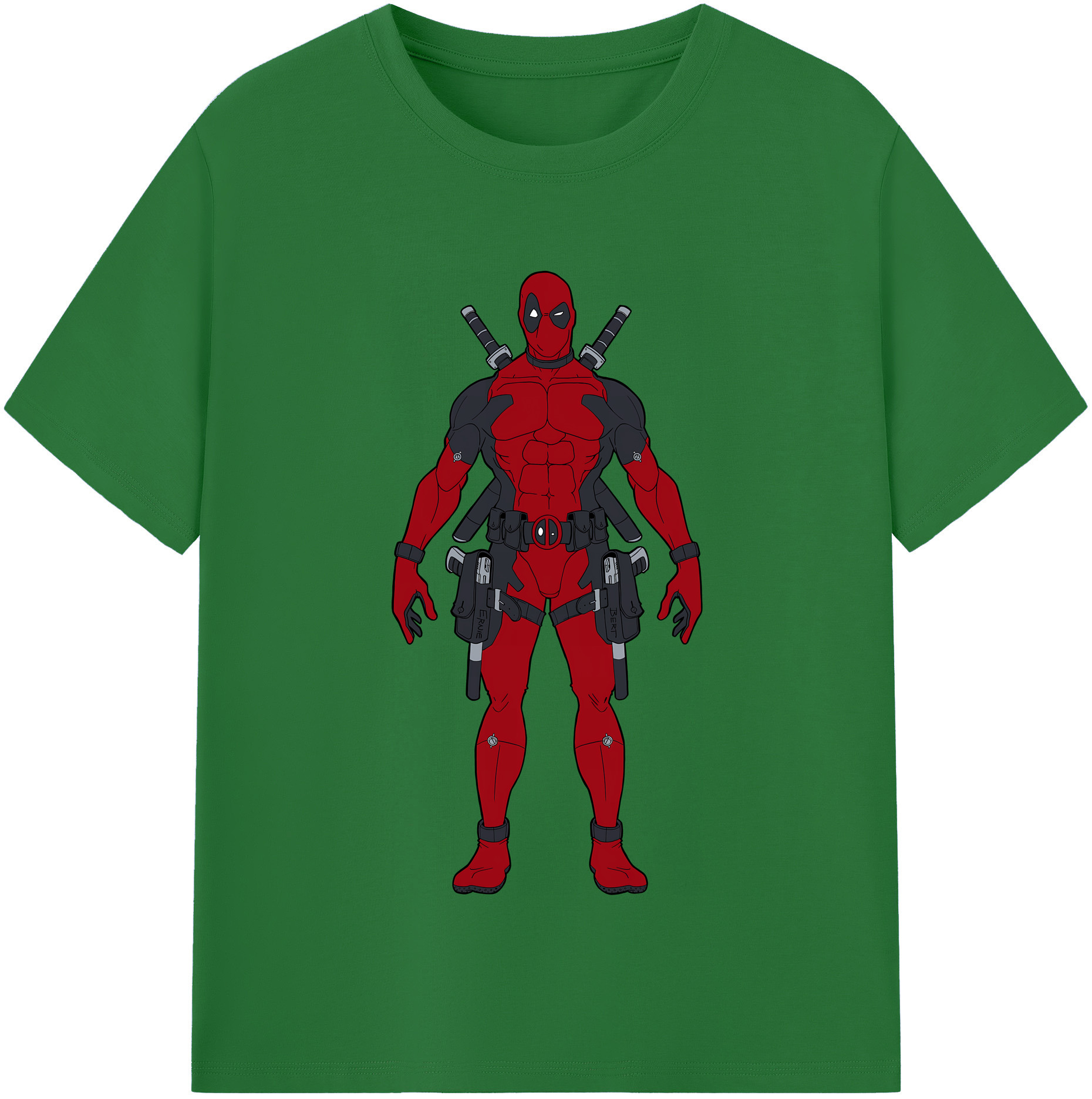 （画像用） Deadpool デッドプール 綿100％半袖Tシャツ（フロントプリント）