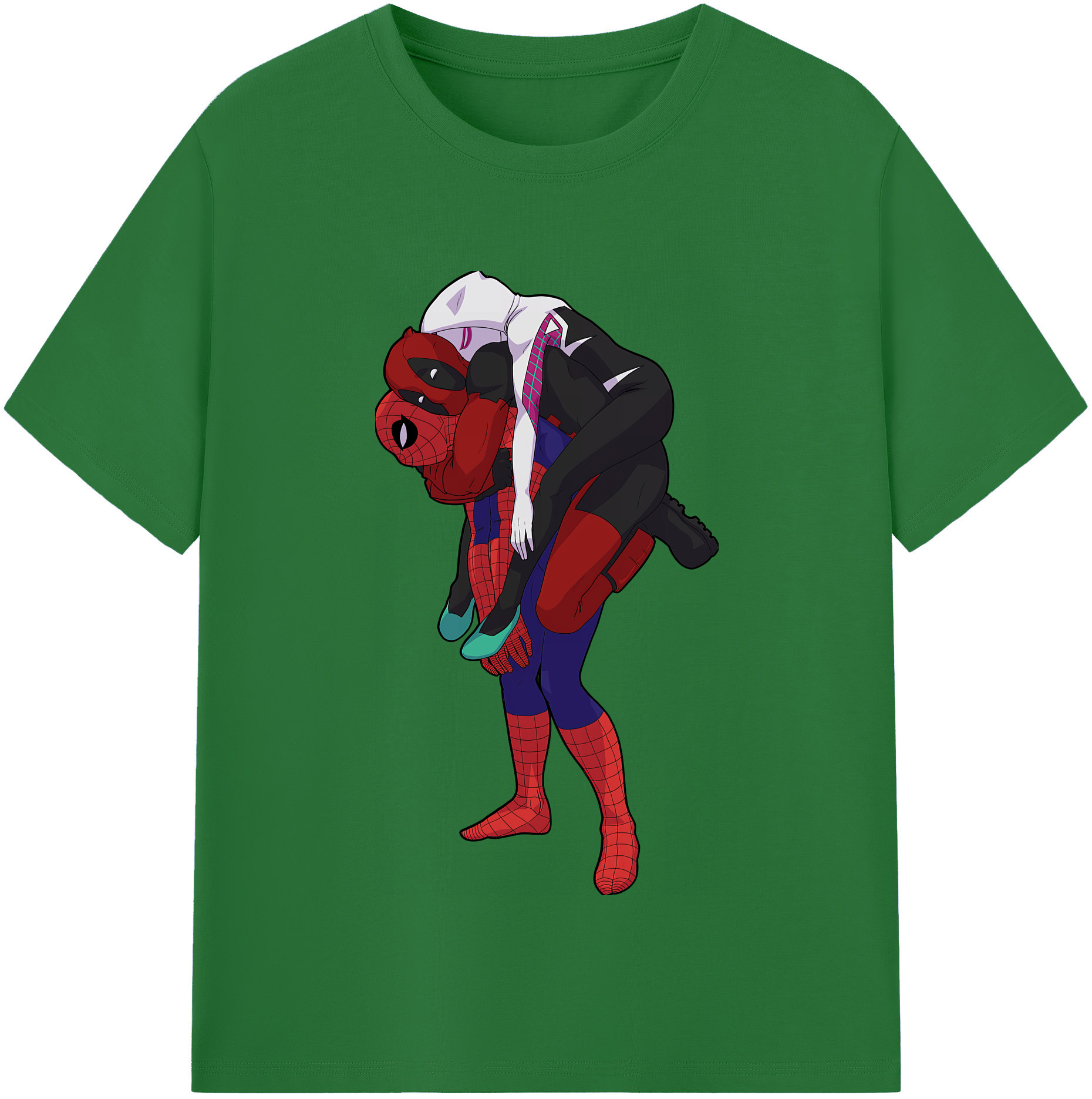 （画像用） Deadpool デッドプール 綿100％半袖Tシャツ（フロントプリント）