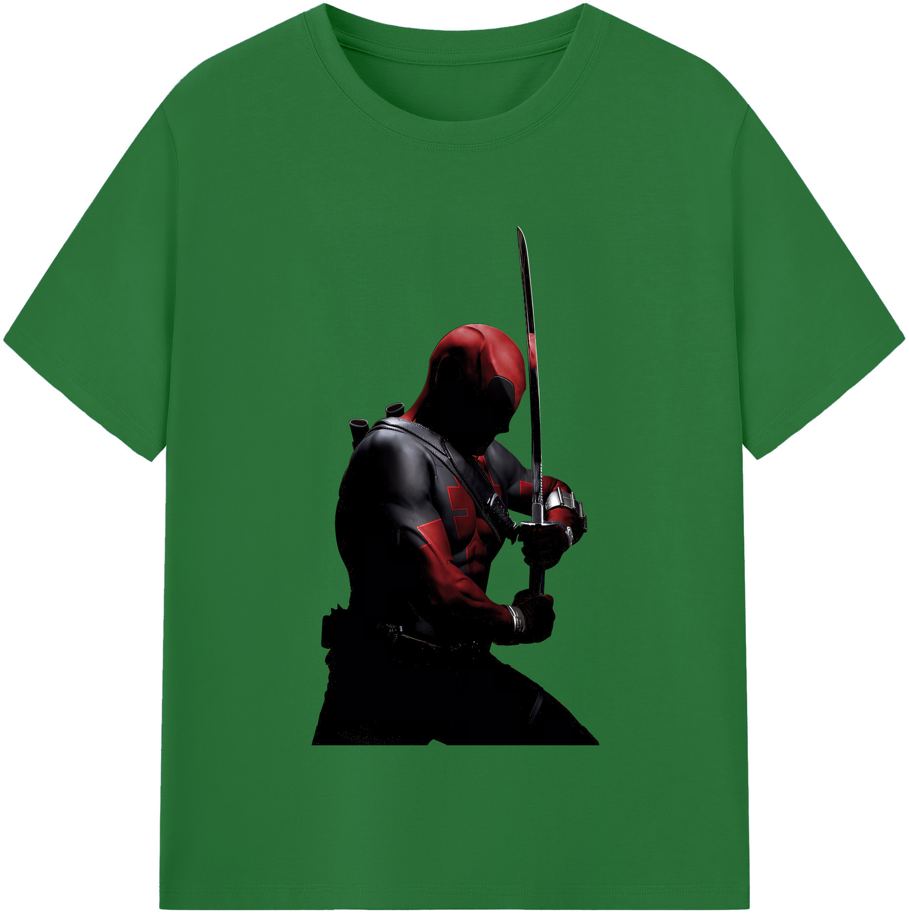 （画像用） Deadpool デッドプール 綿100％半袖Tシャツ（フロントプリント）
