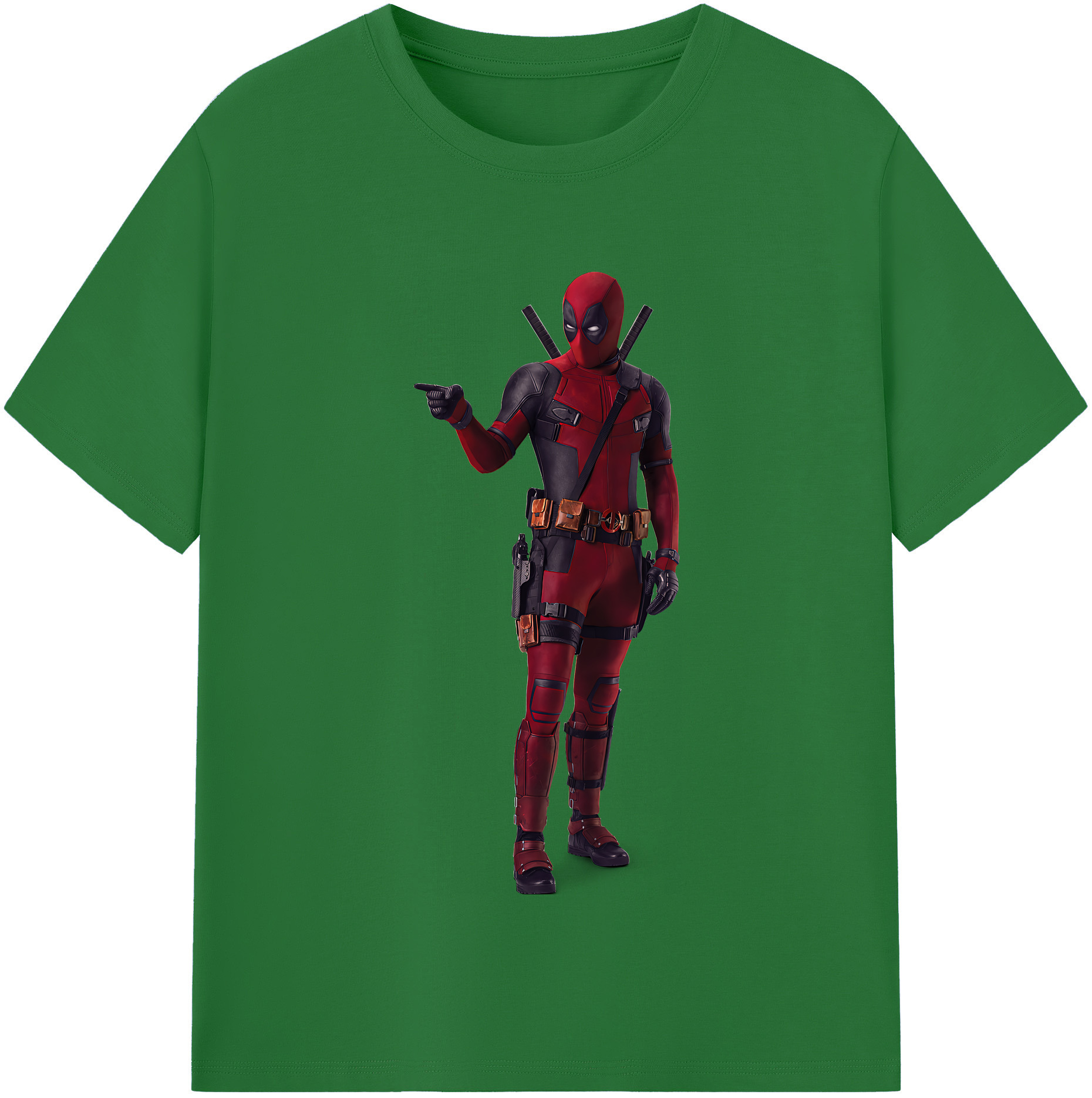 （画像用） Deadpool デッドプール 綿100％半袖Tシャツ（フロントプリント）