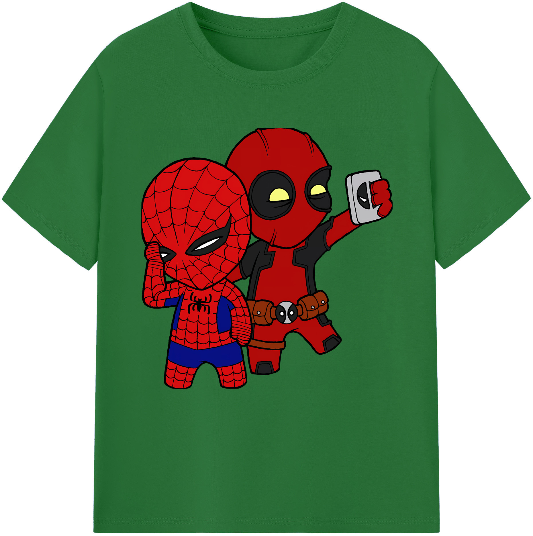 （画像用） Deadpool デッドプール 綿100％半袖Tシャツ（フロントプリント）