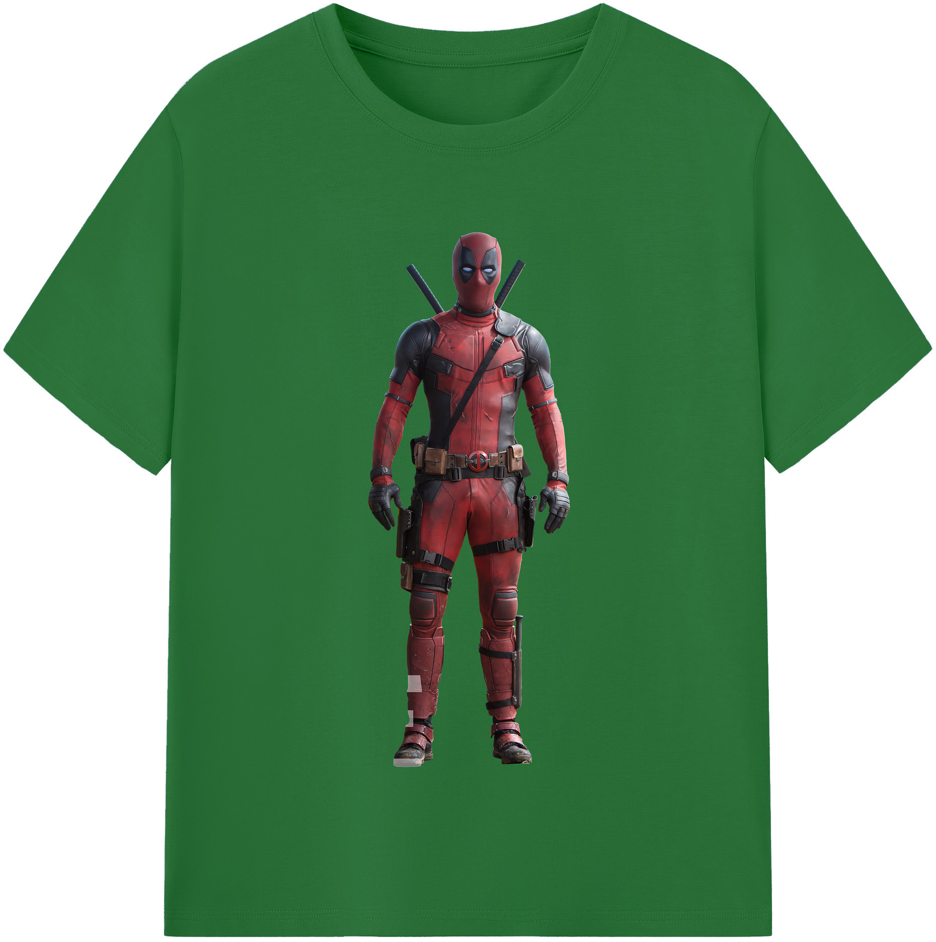 （画像用） Deadpool デッドプール 綿100％半袖Tシャツ（フロントプリント）