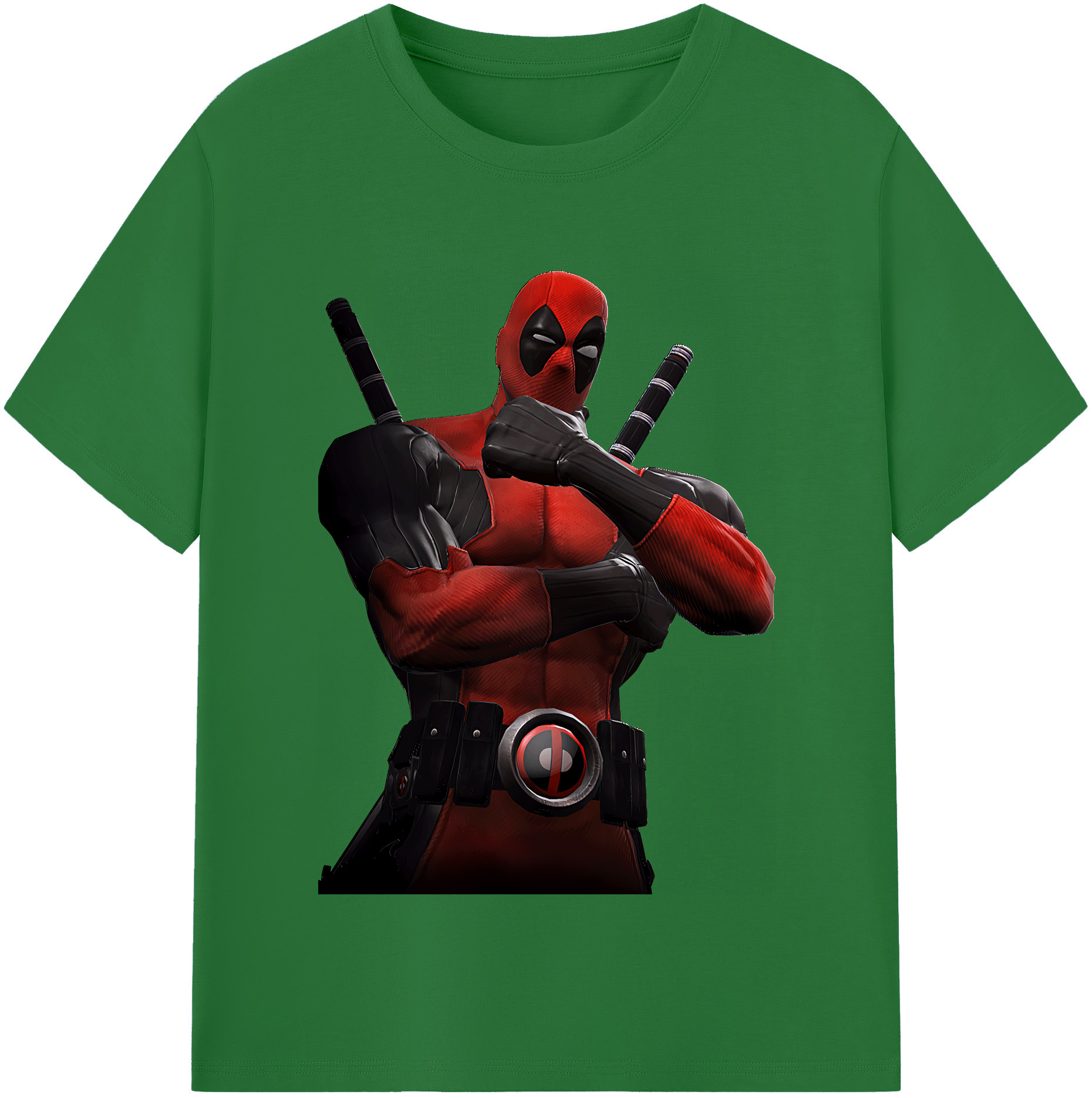 （画像用） Deadpool デッドプール 綿100％半袖Tシャツ（フロントプリント）