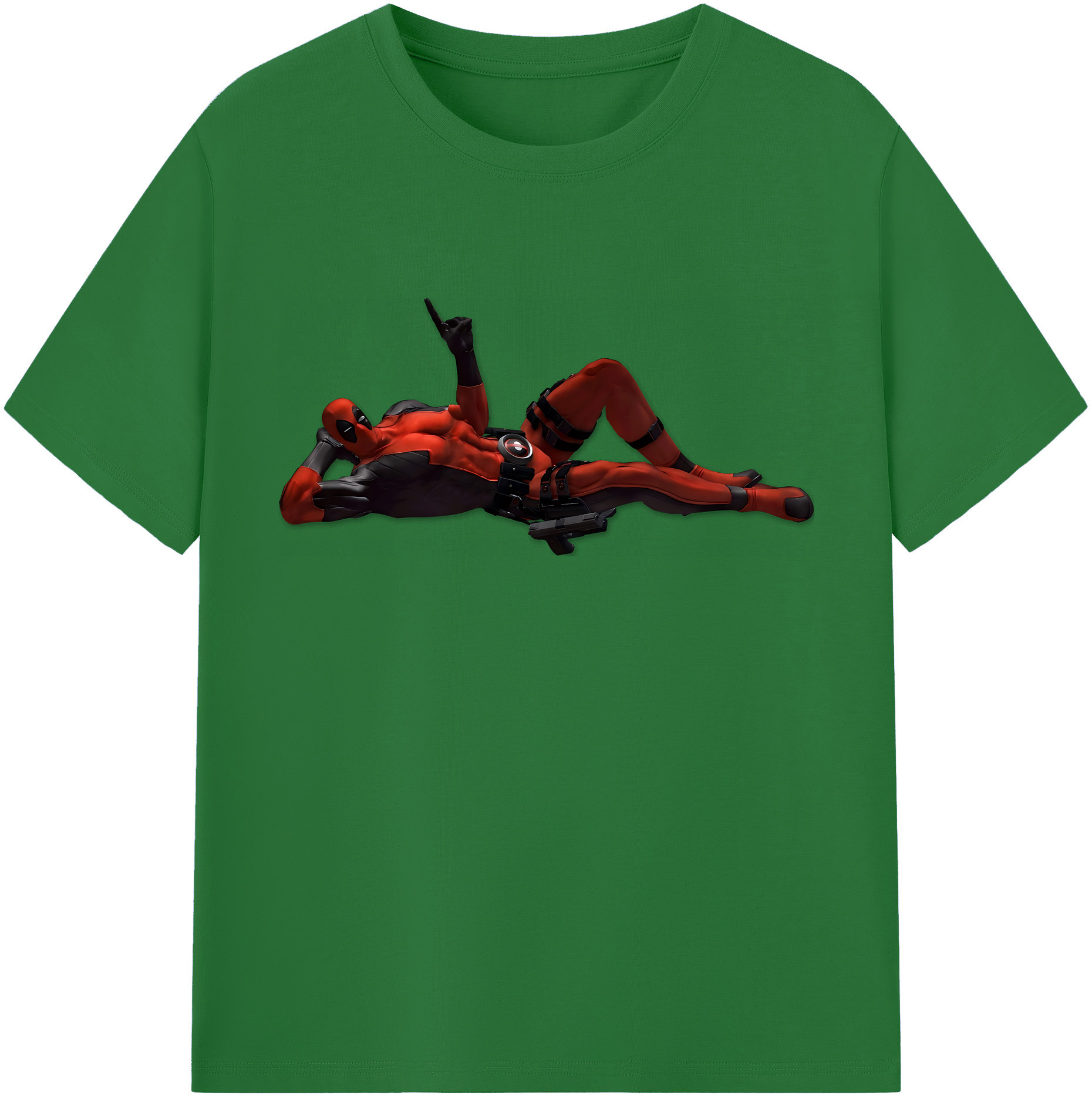 （画像用） Deadpool デッドプール 綿100％半袖Tシャツ（フロントプリント）