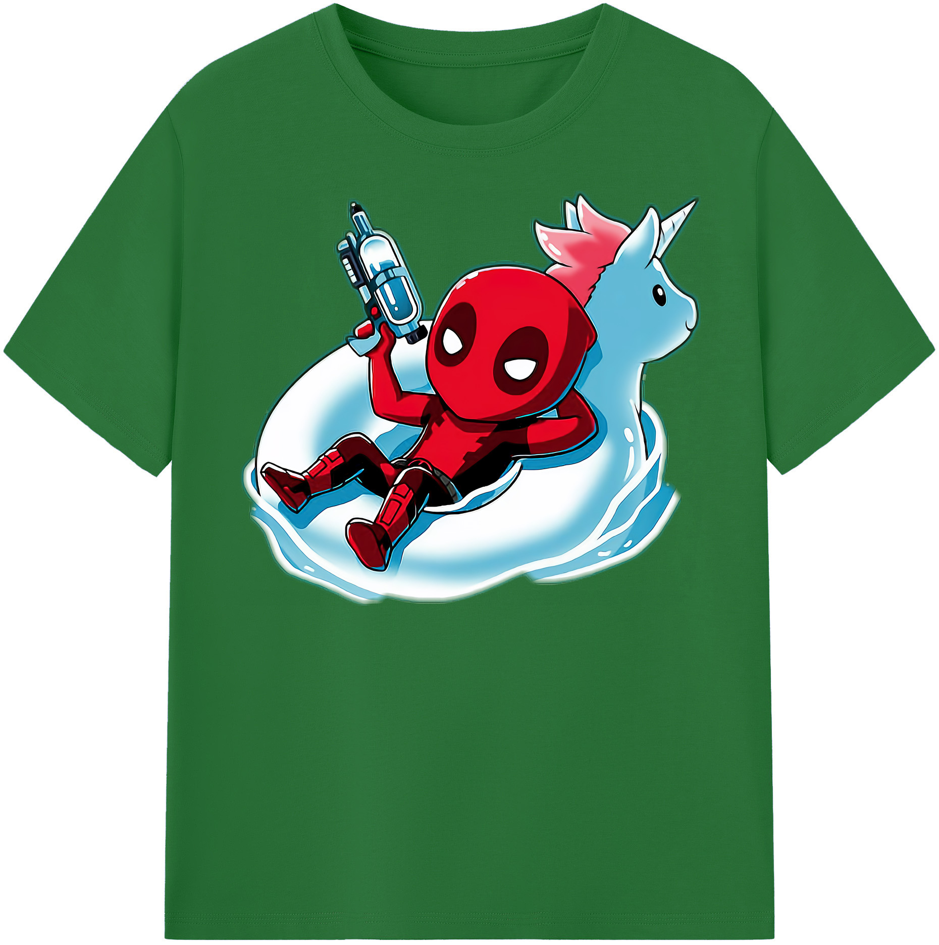 （画像用） Deadpool デッドプール 綿100％半袖Tシャツ（フロントプリント）