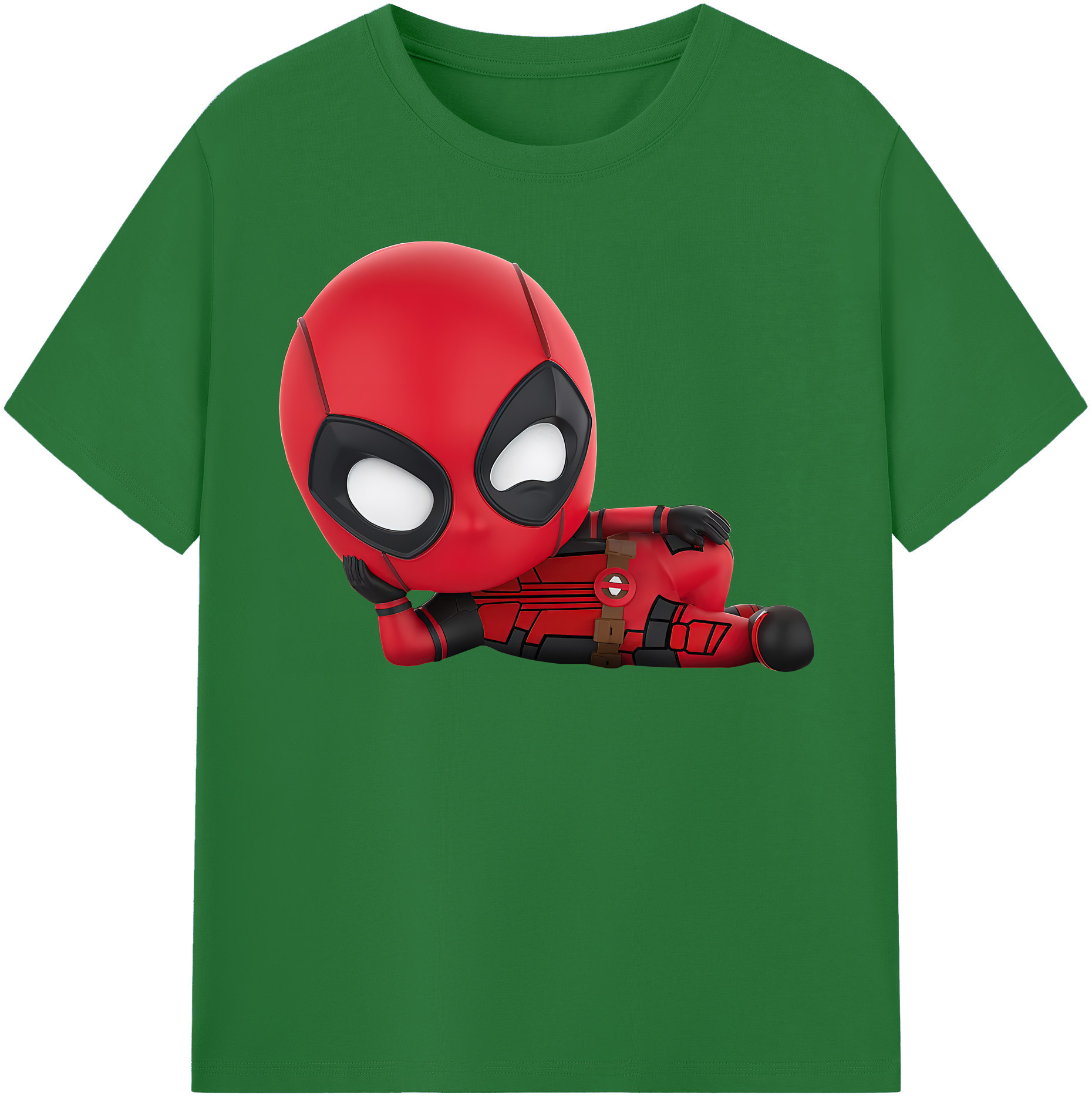 （画像用） Deadpool デッドプール 綿100％半袖Tシャツ（フロントプリント）