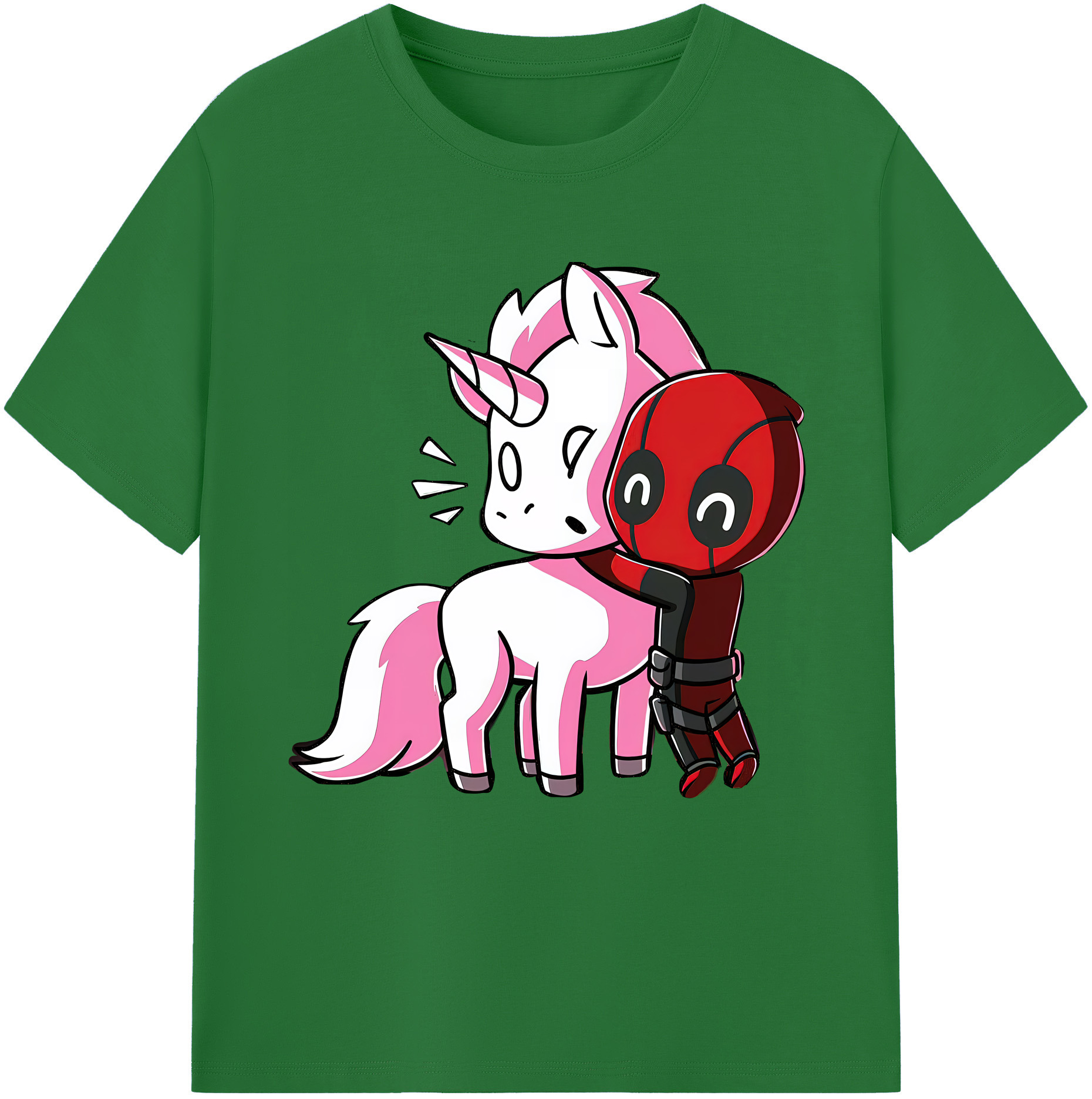 （画像用） Deadpool デッドプール 綿100％半袖Tシャツ（フロントプリント）