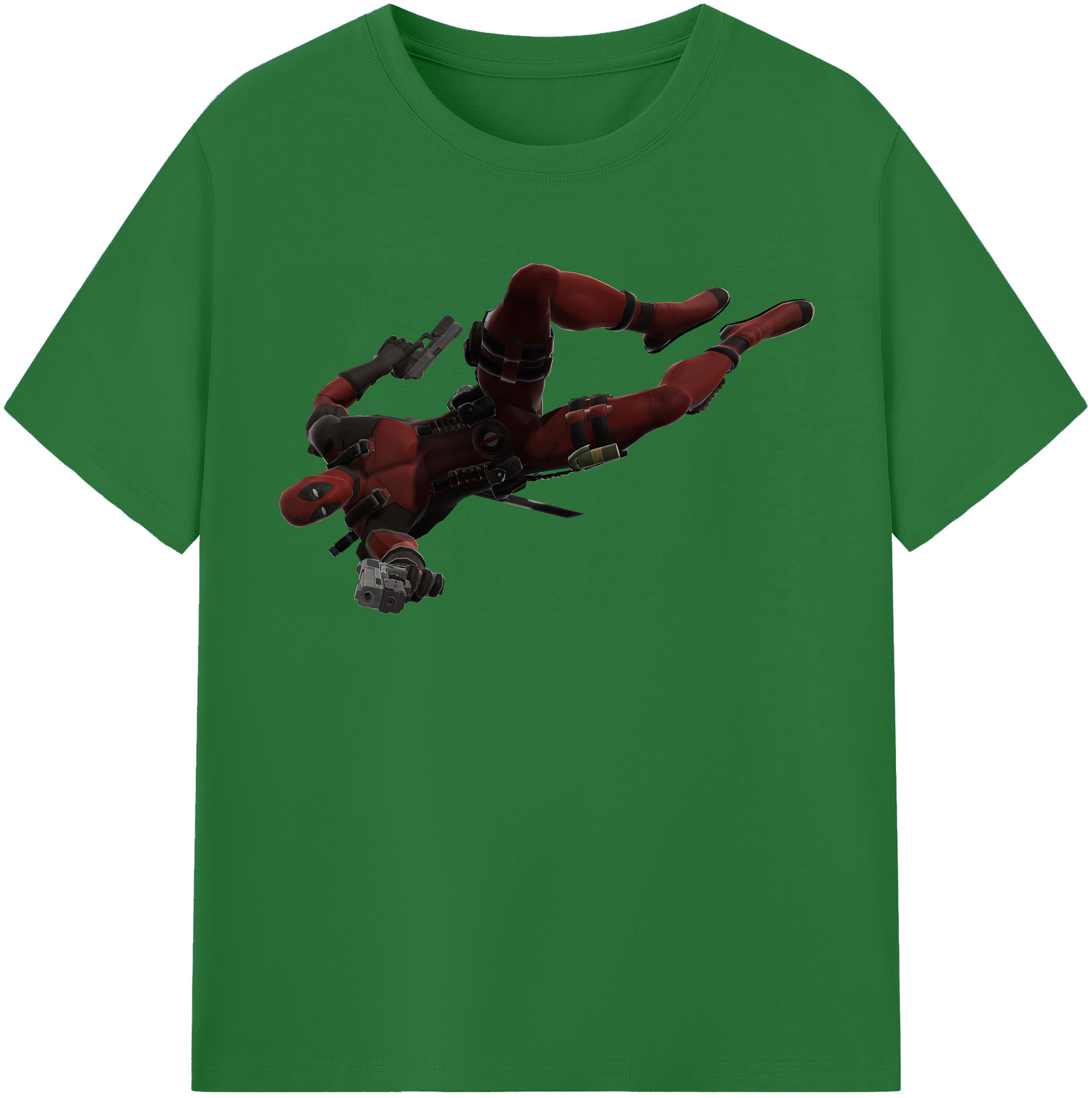 （画像用） Deadpool デッドプール 綿100％半袖Tシャツ（フロントプリント）
