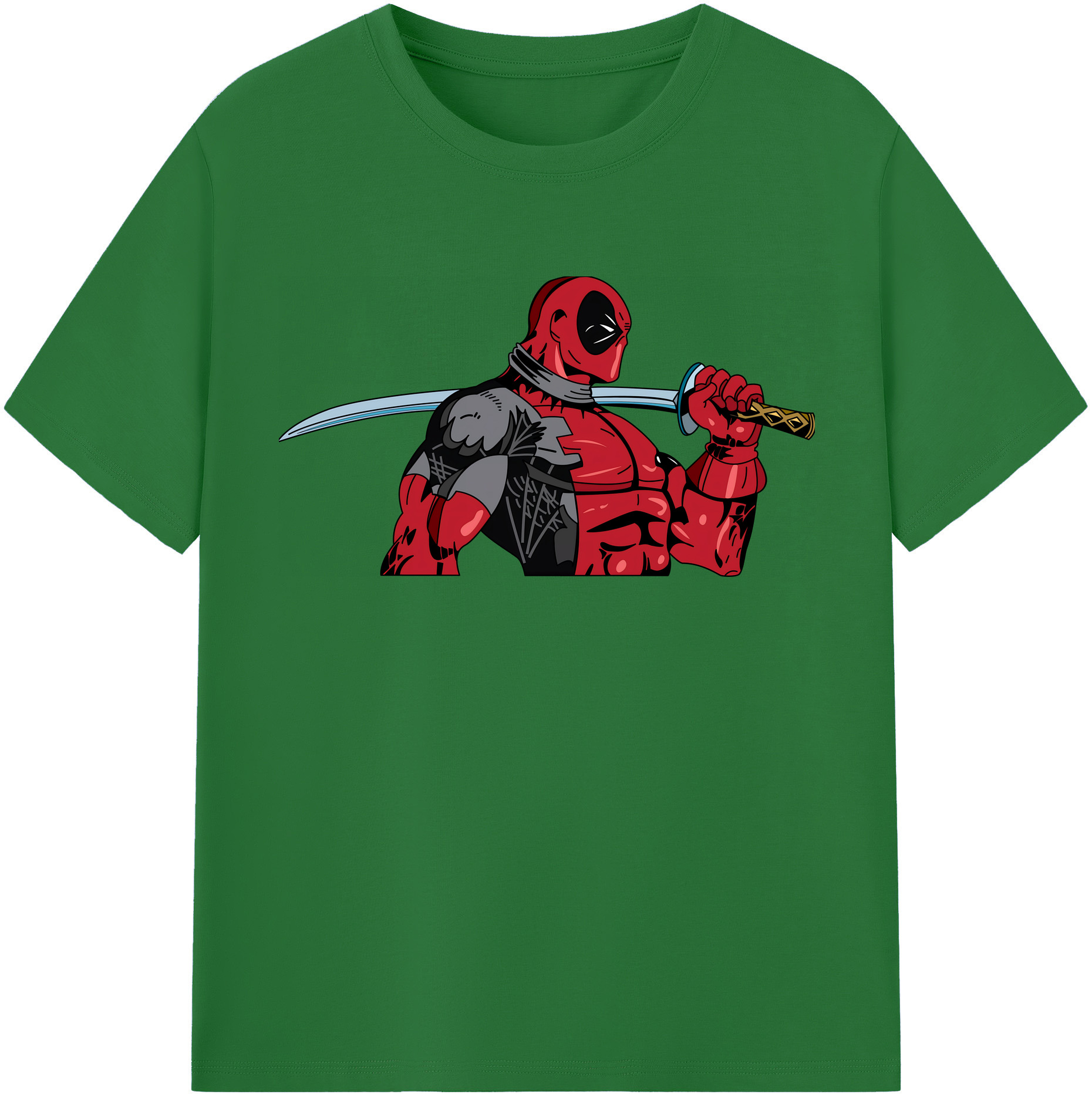 （画像用） Deadpool デッドプール 綿100％半袖Tシャツ（フロントプリント）