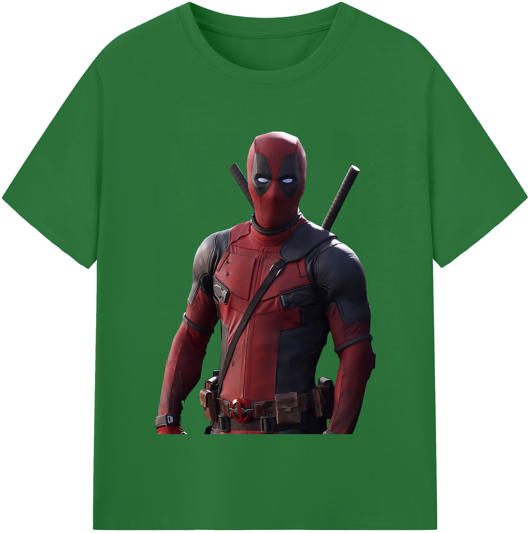 （画像用） Deadpool デッドプール 綿100％半袖Tシャツ（フロントプリント）