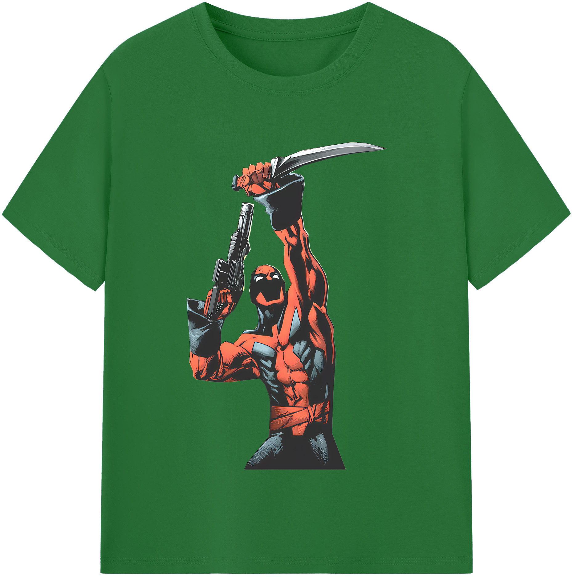 （画像用） Deadpool デッドプール 綿100％半袖Tシャツ（フロントプリント）