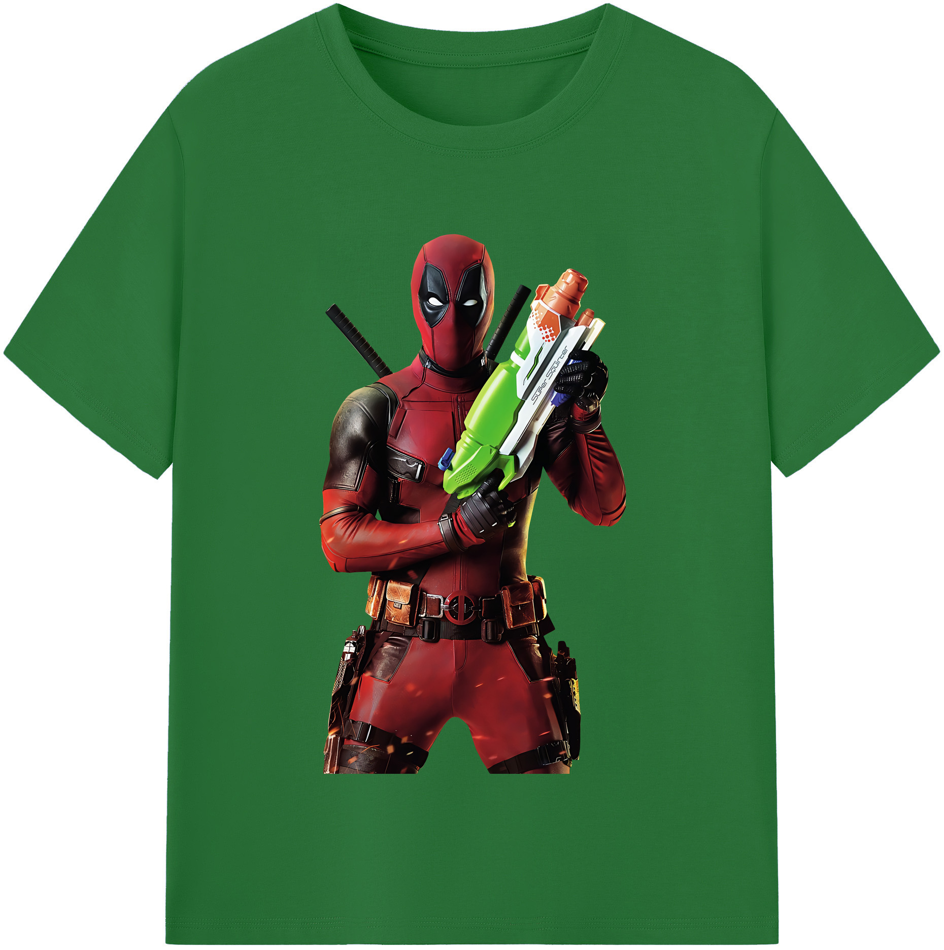 （画像用） Deadpool デッドプール 綿100％半袖Tシャツ（フロントプリント）