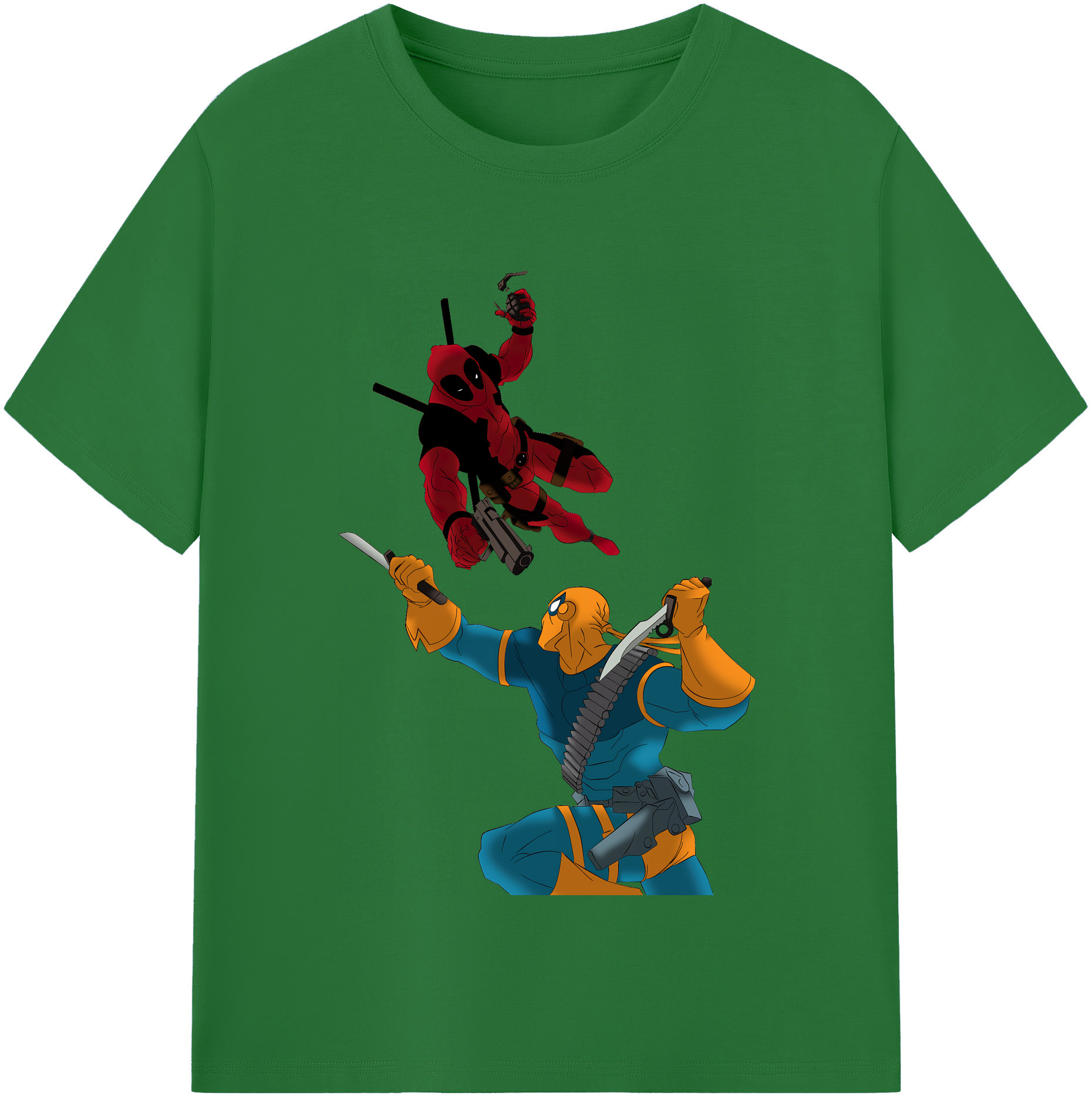 （画像用） Deadpool デッドプール 綿100％半袖Tシャツ（フロントプリント）