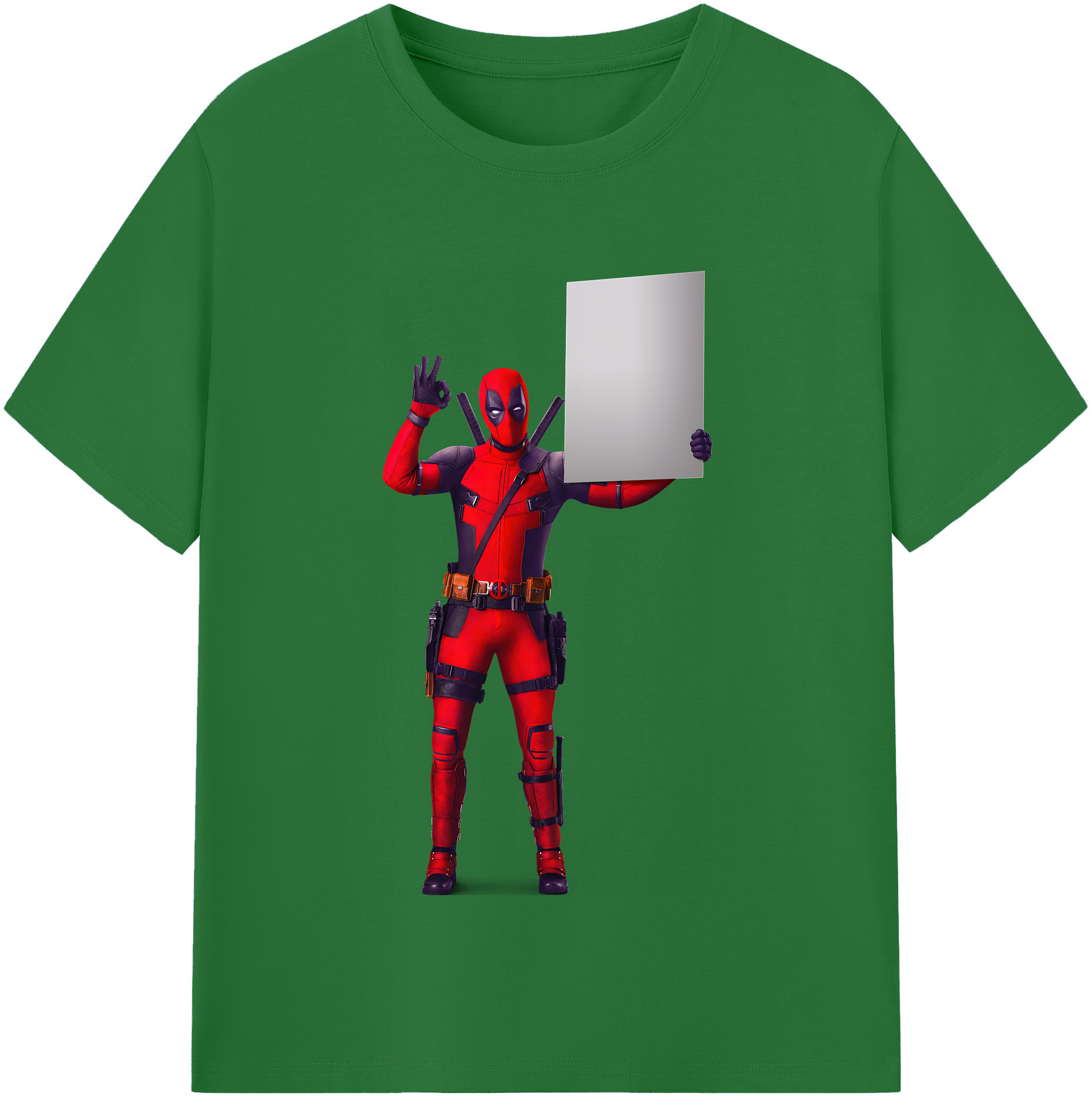 （画像用） Deadpool デッドプール 綿100％半袖Tシャツ（フロントプリント）