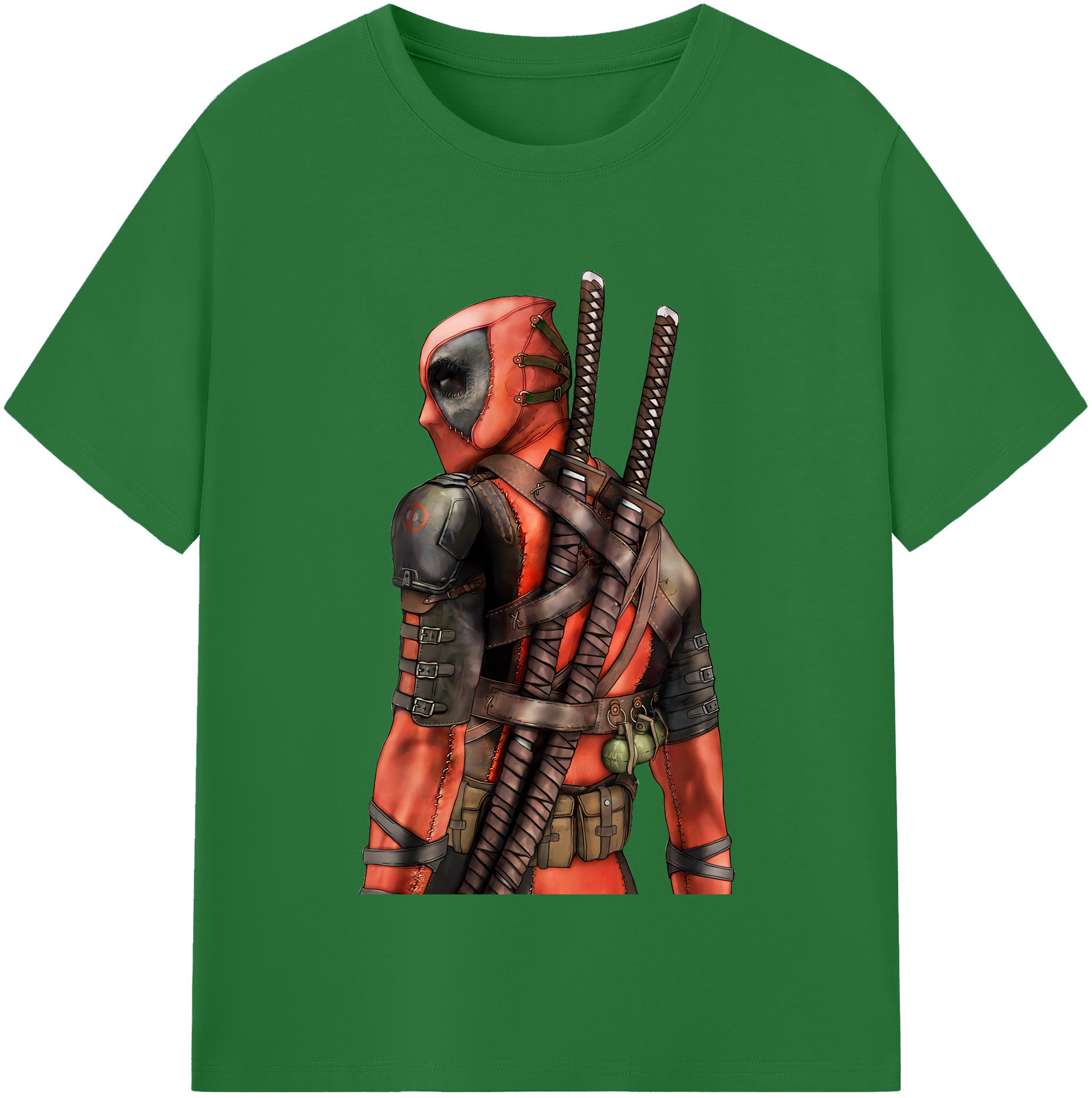 （画像用） Deadpool デッドプール 綿100％半袖Tシャツ（フロントプリント）