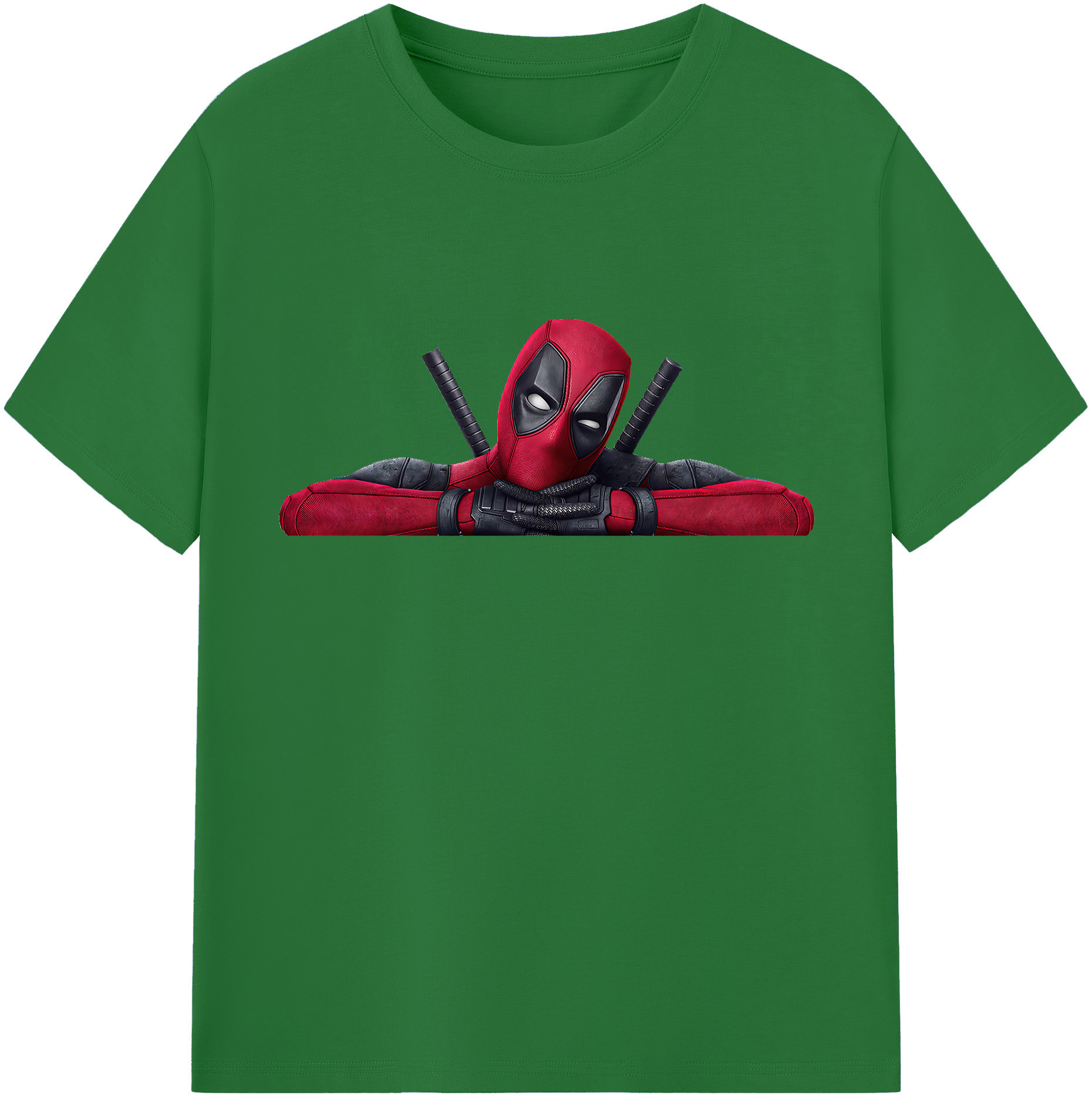 （画像用） Deadpool デッドプール 綿100％半袖Tシャツ（フロントプリント）