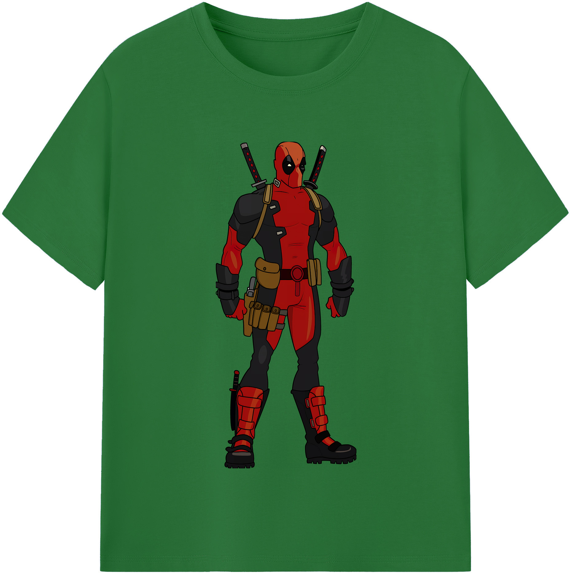 （画像用） Deadpool デッドプール 綿100％半袖Tシャツ（フロントプリント）
