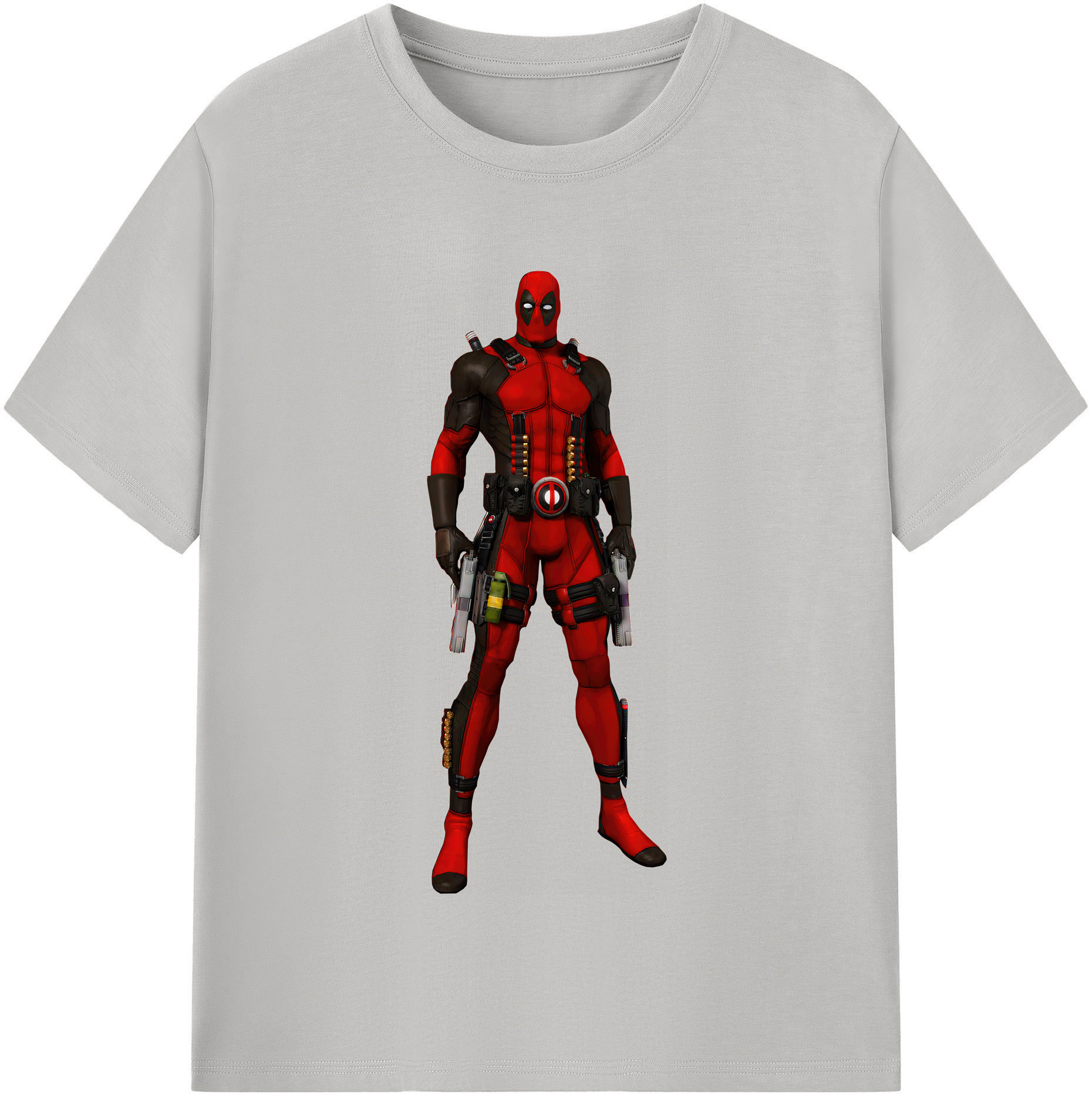 （画像用） Deadpool デッドプール 綿100％半袖Tシャツ（フロントプリント）