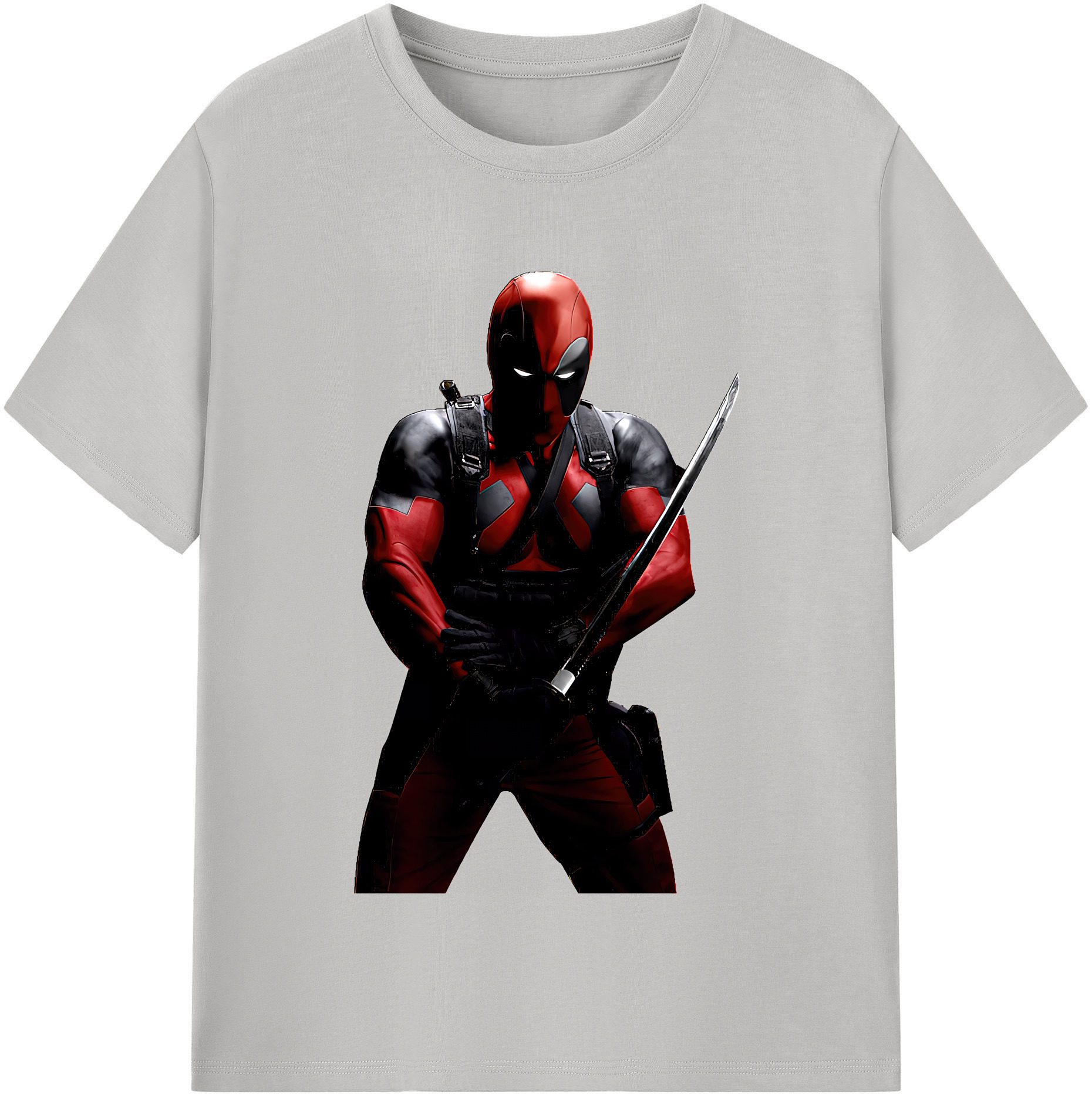 （画像用） Deadpool デッドプール 綿100％半袖Tシャツ（フロントプリント）