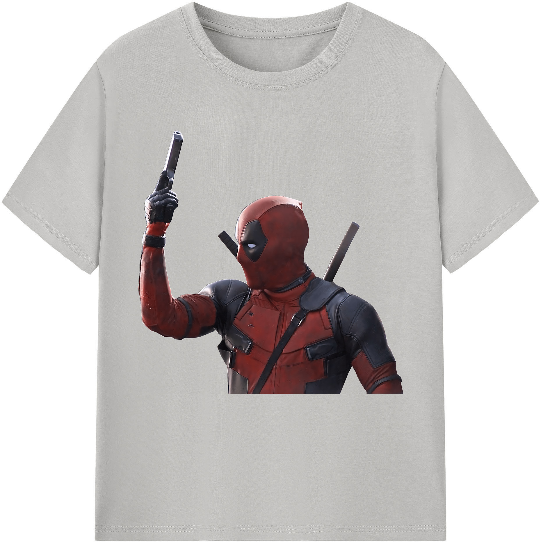 （画像用） Deadpool デッドプール 綿100％半袖Tシャツ（フロントプリント）