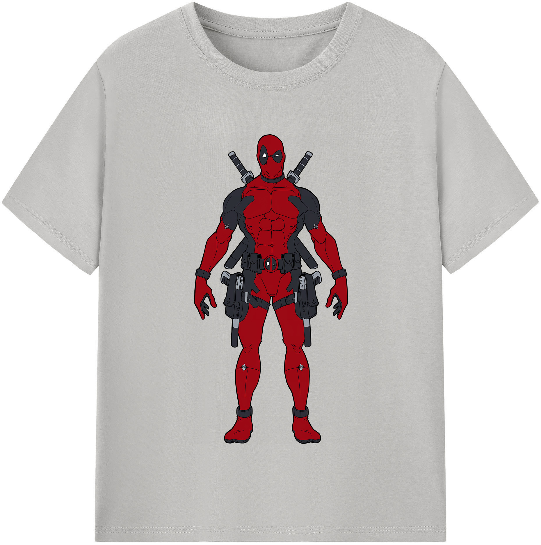 （画像用） Deadpool デッドプール 綿100％半袖Tシャツ（フロントプリント）