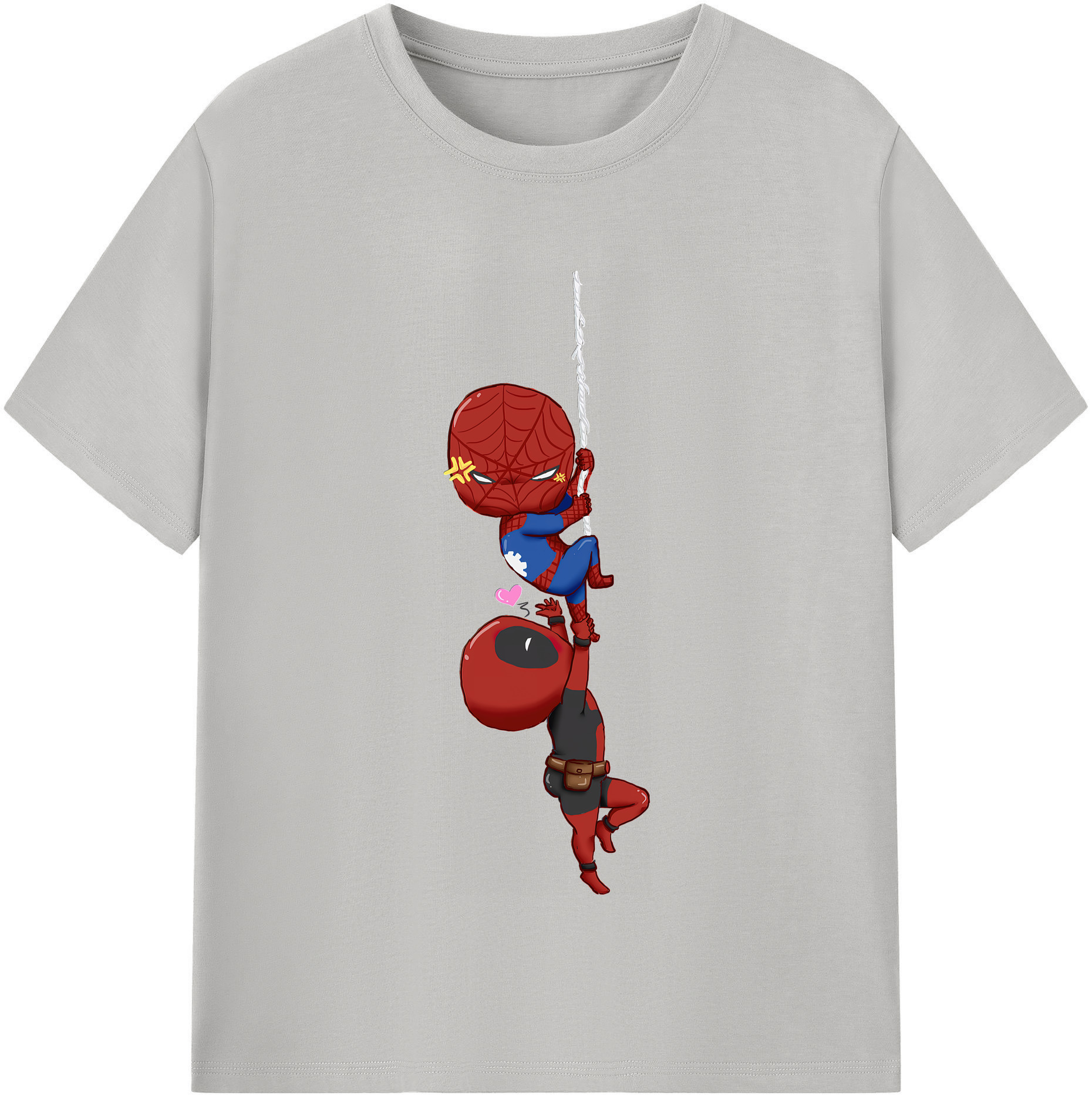 （画像用） Deadpool デッドプール 綿100％半袖Tシャツ（フロントプリント）