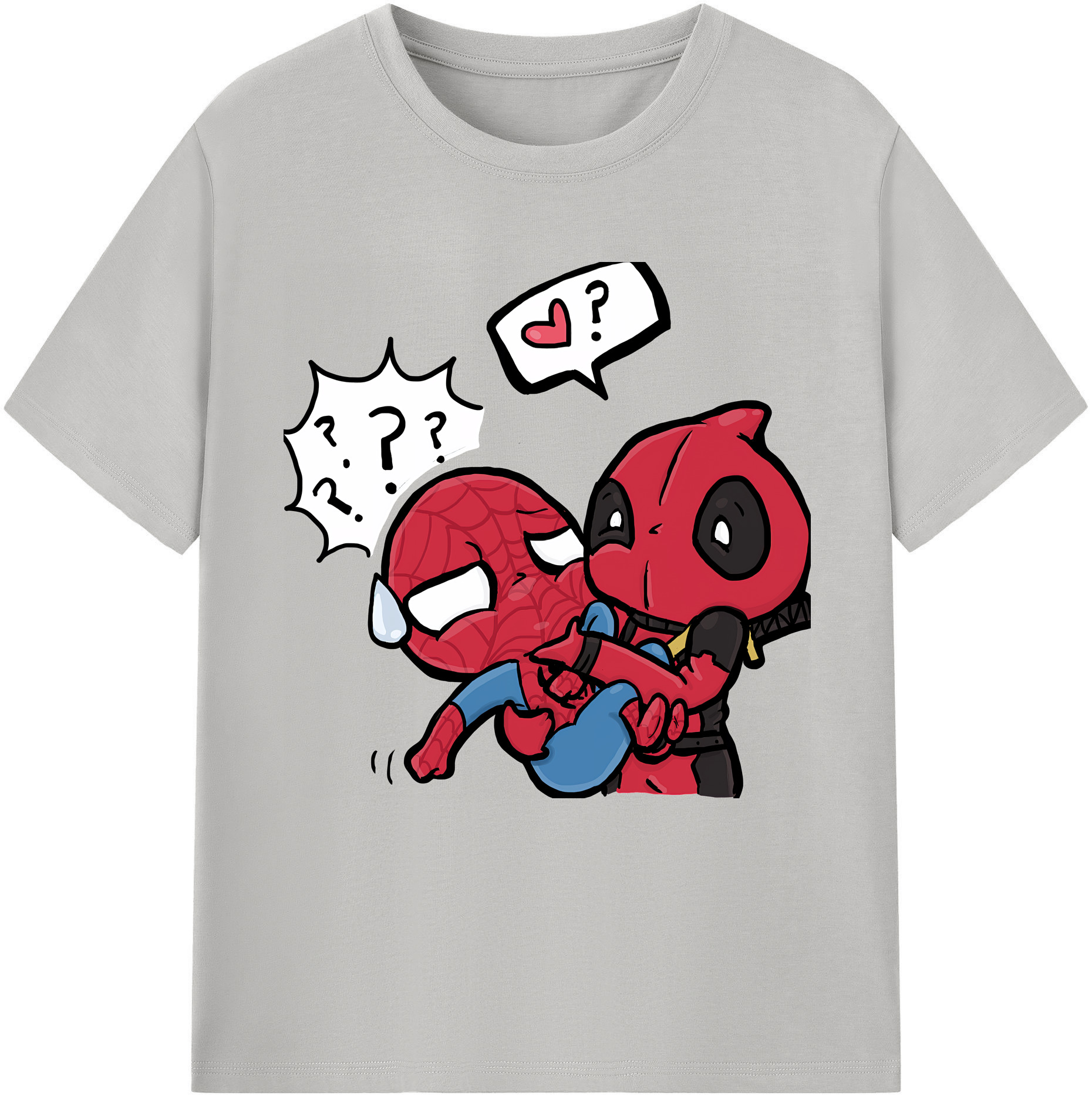 （画像用） Deadpool デッドプール 綿100％半袖Tシャツ（フロントプリント）