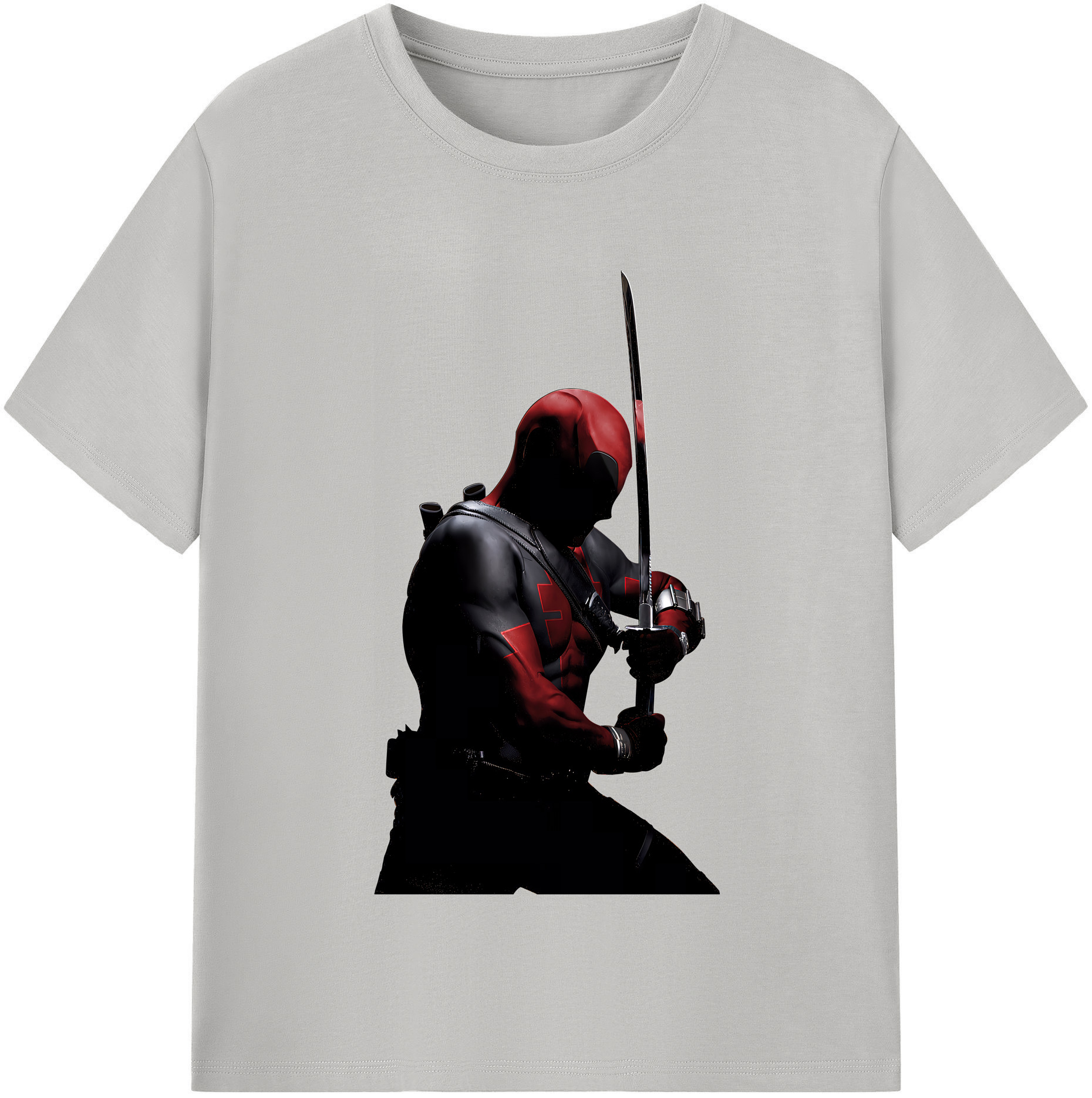 （画像用） Deadpool デッドプール 綿100％半袖Tシャツ（フロントプリント）