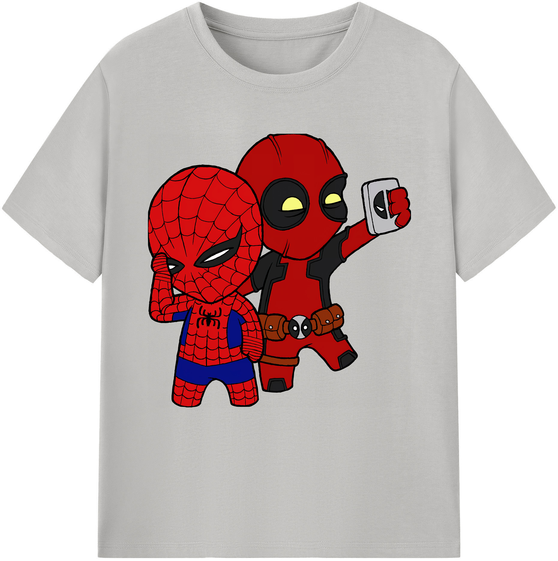 （画像用） Deadpool デッドプール 綿100％半袖Tシャツ（フロントプリント）