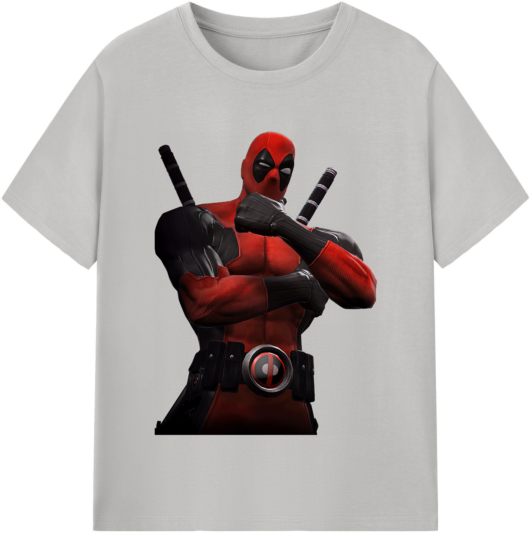 （画像用） Deadpool デッドプール 綿100％半袖Tシャツ（フロントプリント）