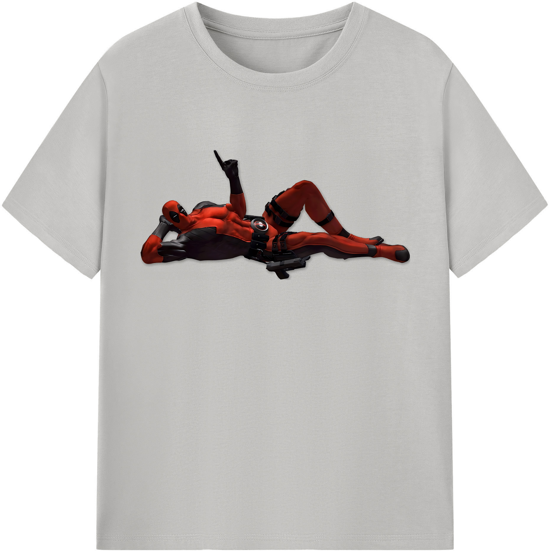 （画像用） Deadpool デッドプール 綿100％半袖Tシャツ（フロントプリント）