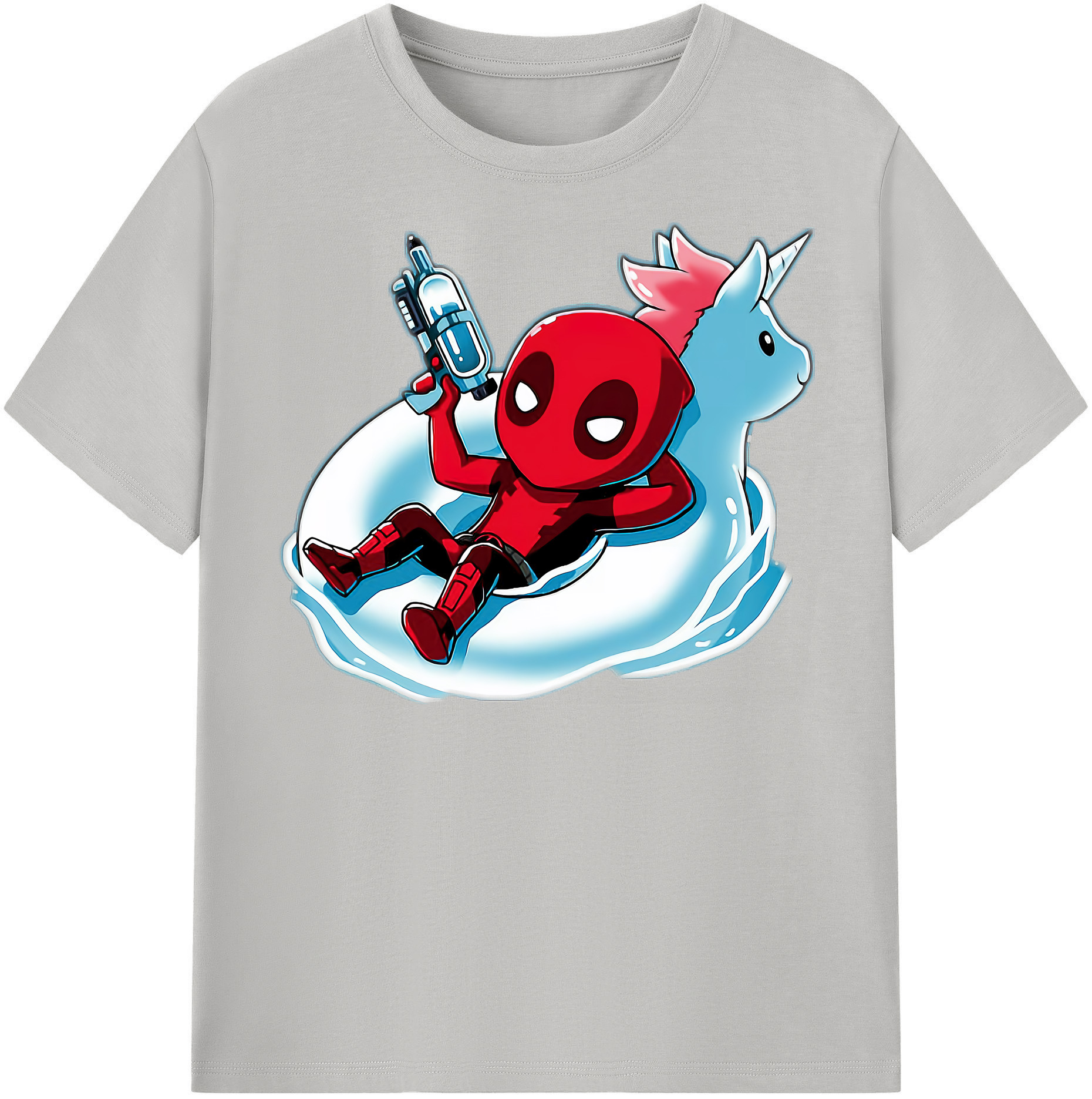 （画像用） Deadpool デッドプール 綿100％半袖Tシャツ（フロントプリント）